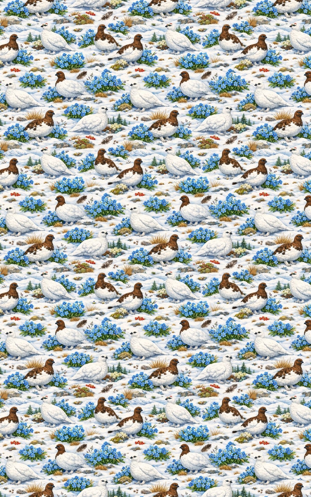 Alaska Flora & Fauna - London Penny Gift Wrap