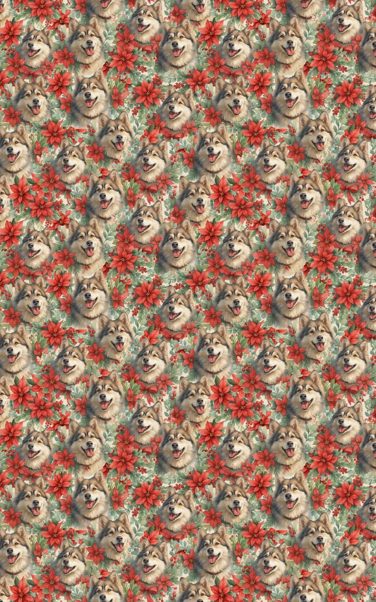 Northern Hollies, Holiday Whispers - London Penny Gift Wrap
