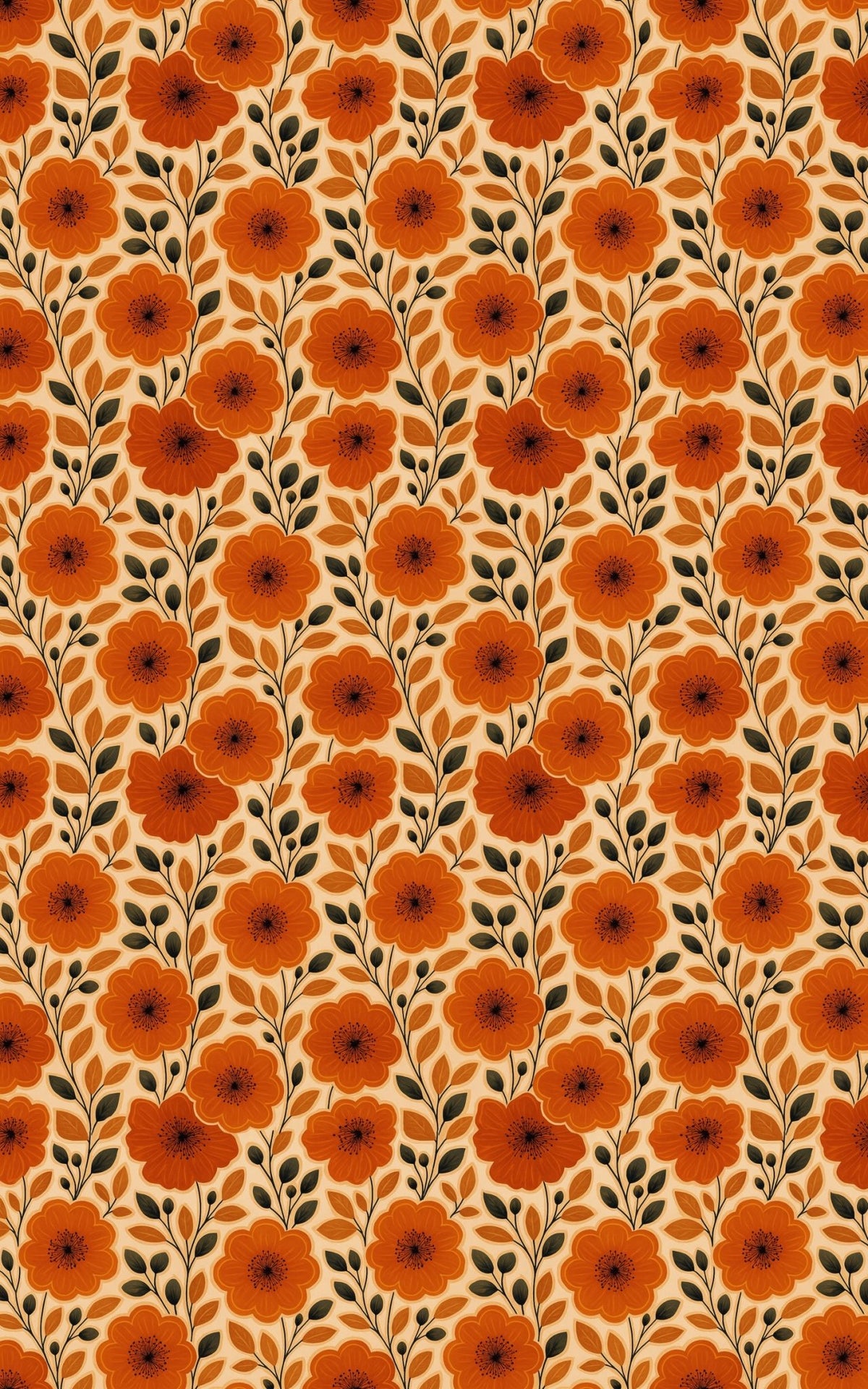 Amber Petal Radiance - London Penny Gift Wrap