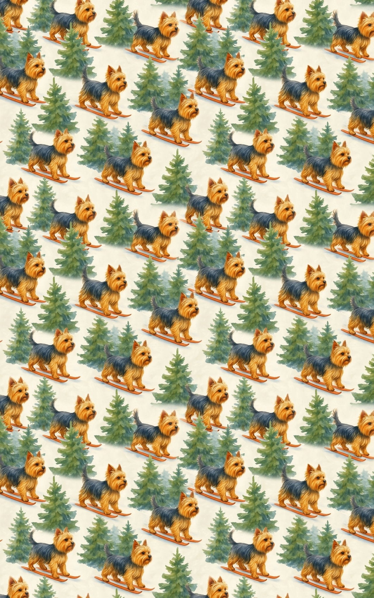 Terrier Downhill Dash - London Penny Gift Wrap