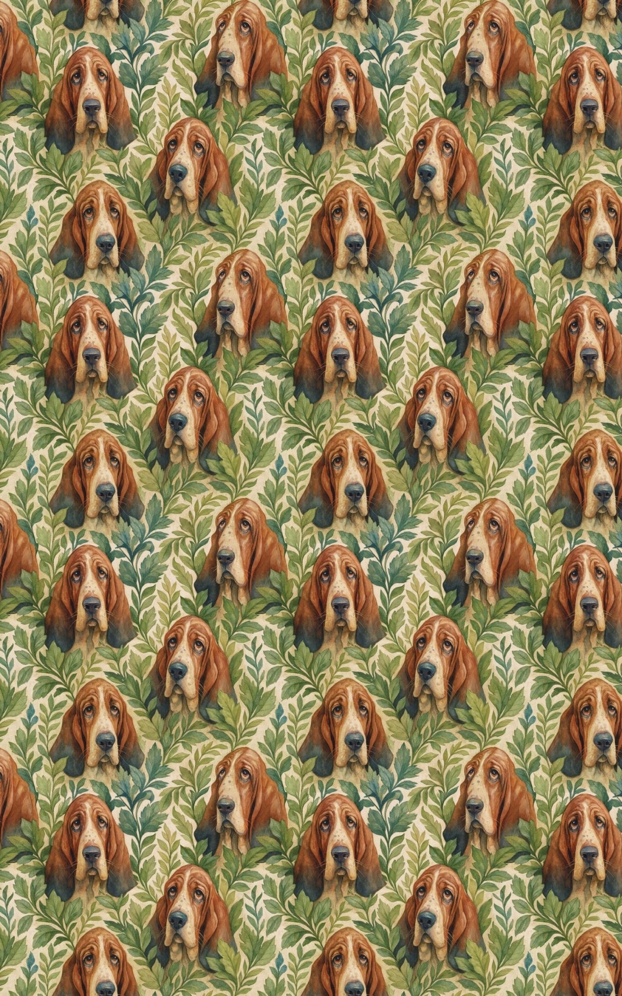 Basset Botanical - London Penny Gift Wrap