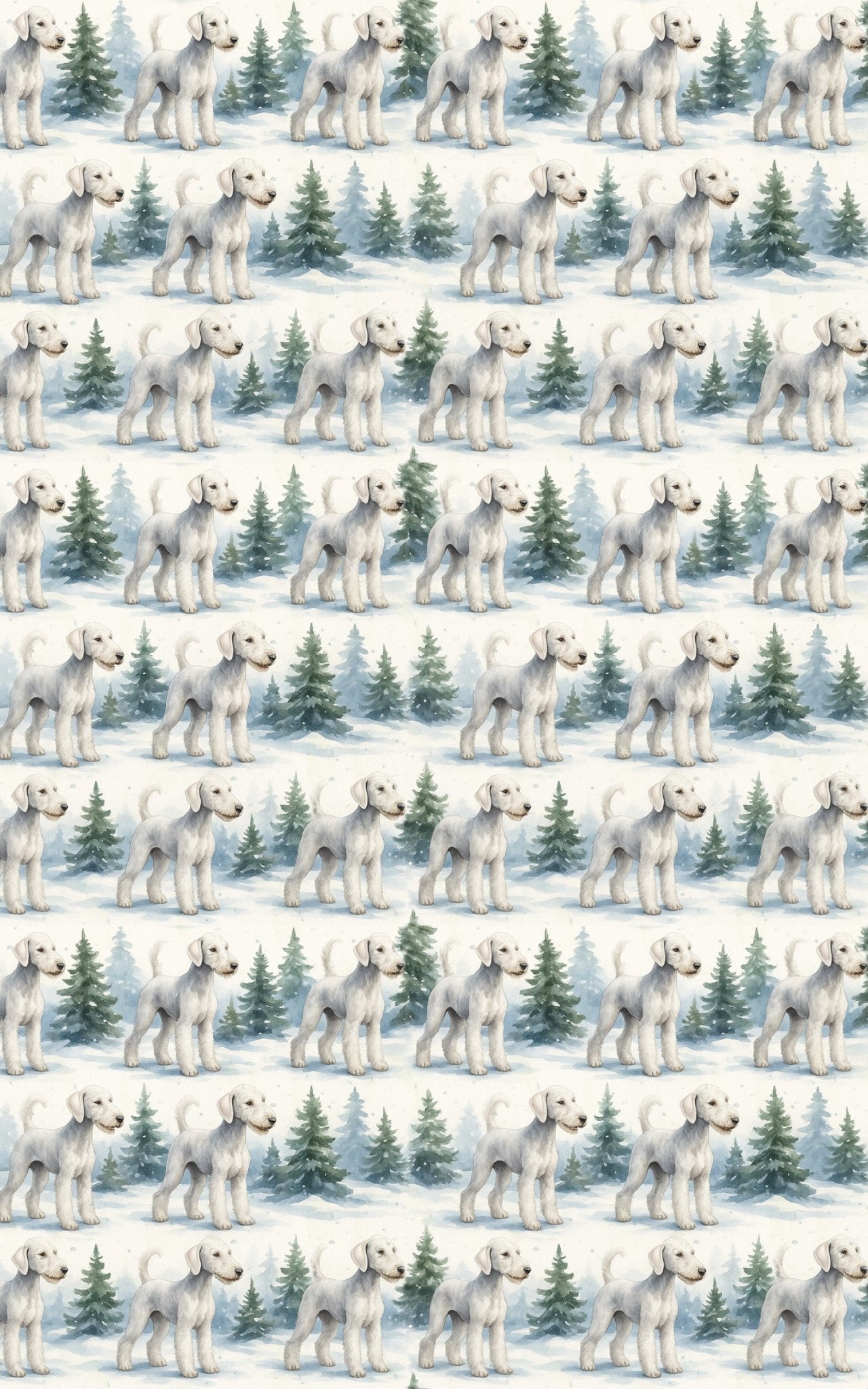 Velvet Frost & Festive Whimsy - London Penny Gift Wrap