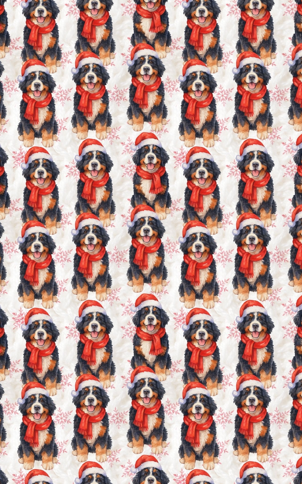 Snowy Santa Pup - London Penny Gift Wrap