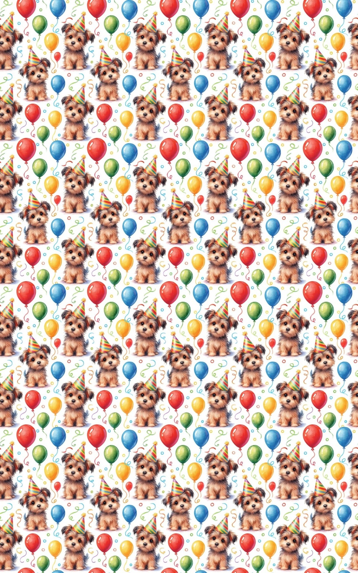 Birthday Bow Wow - London Penny Gift Wrap