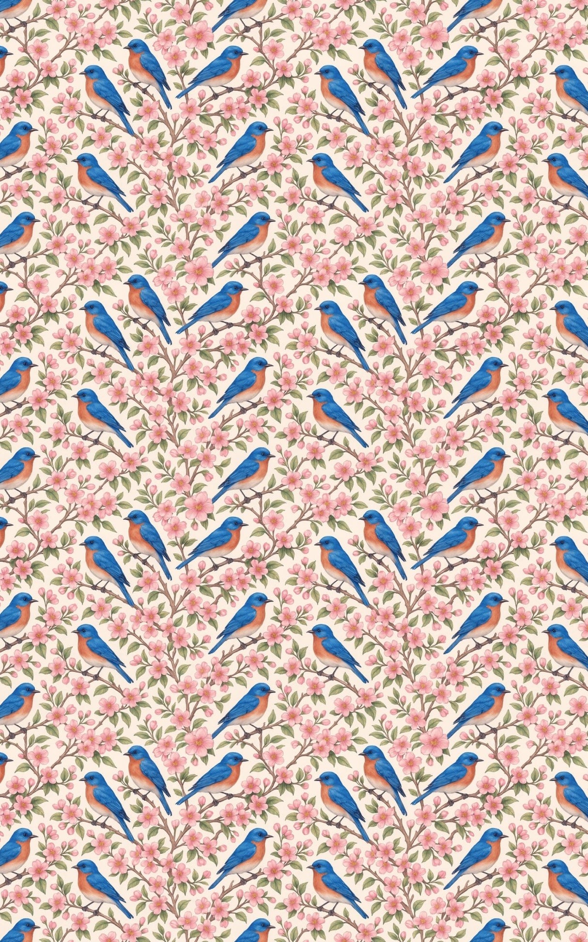 Bluebird Blossom Trail - London Penny Gift Wrap