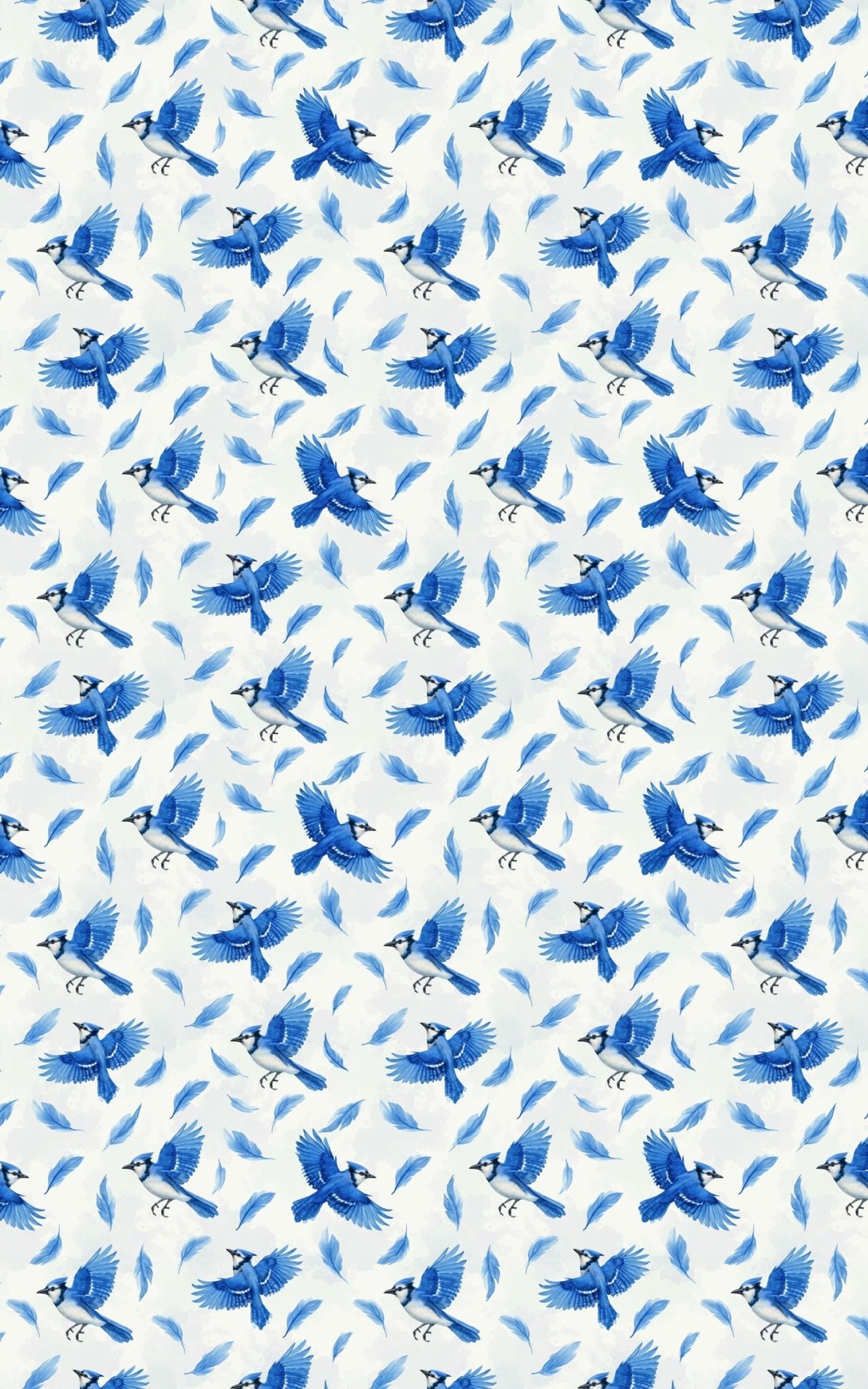 Blue Jay Symphony - London Penny Gift Wrap