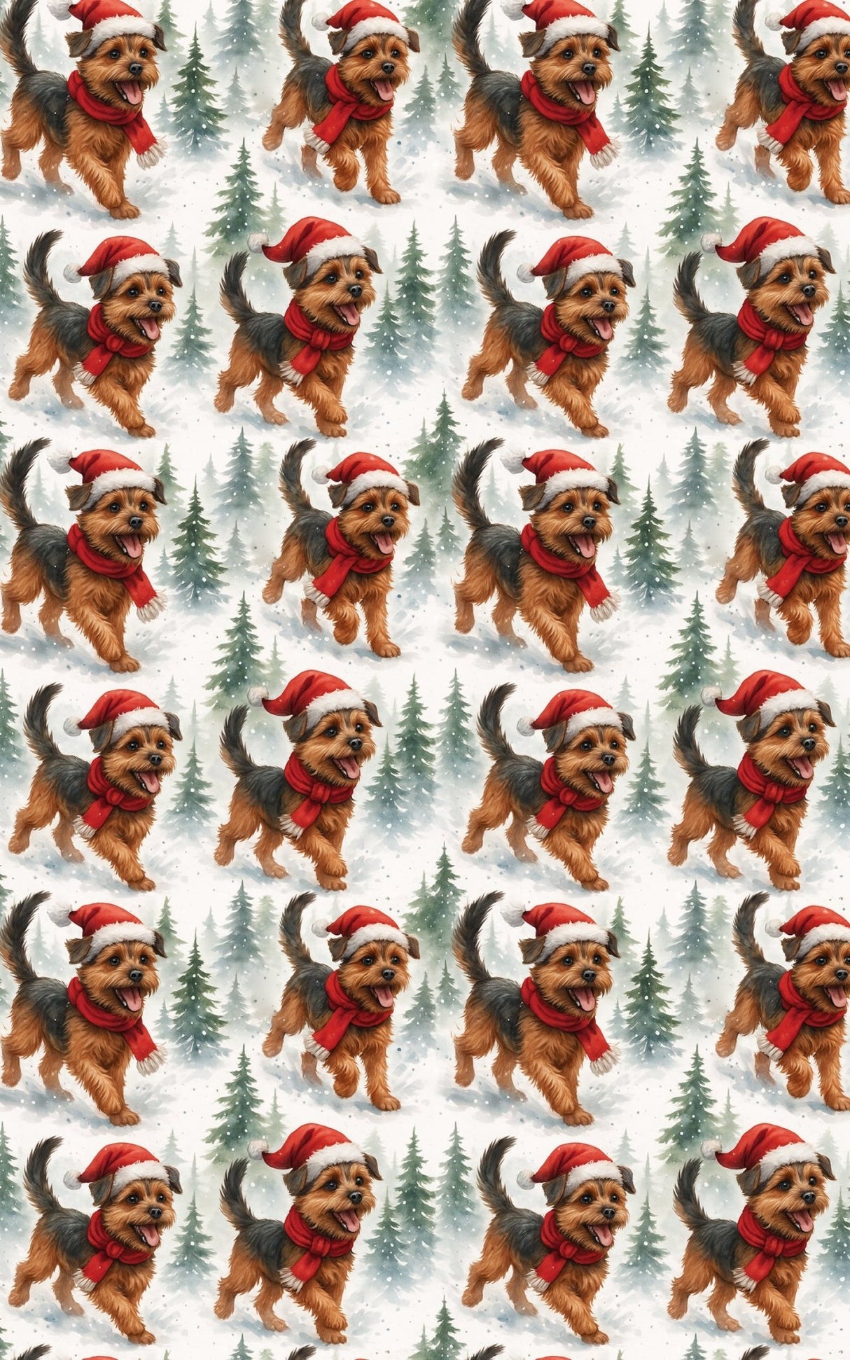 Snowy Hat & Wag - London Penny Gift Wrap