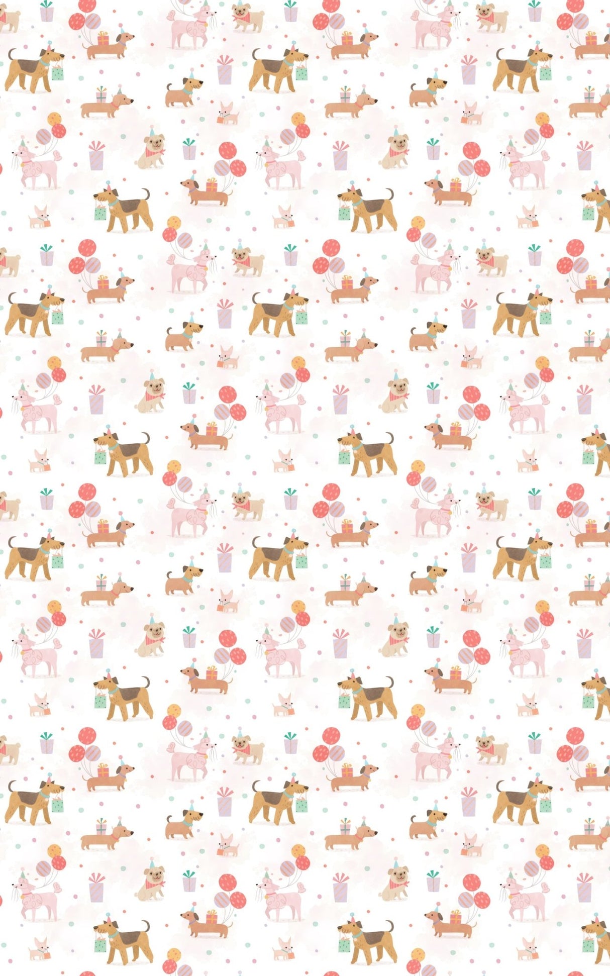 Bow-Wow Birthday Party - London Penny Gift Wrap