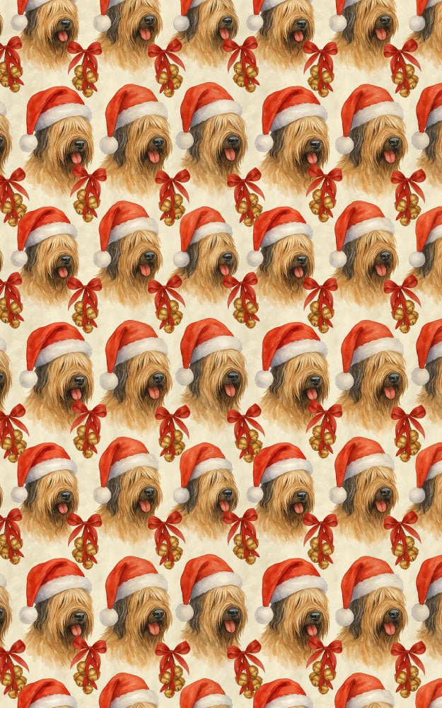 Tidings Beneath Tasseled Curls - London Penny Gift Wrap