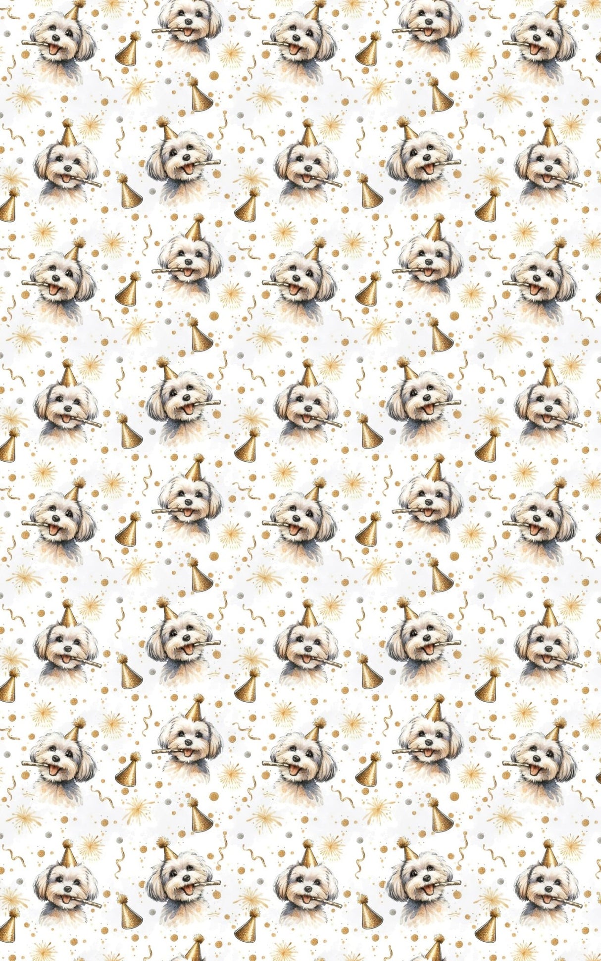 Canine Celebration Icons - London Penny Gift Wrap