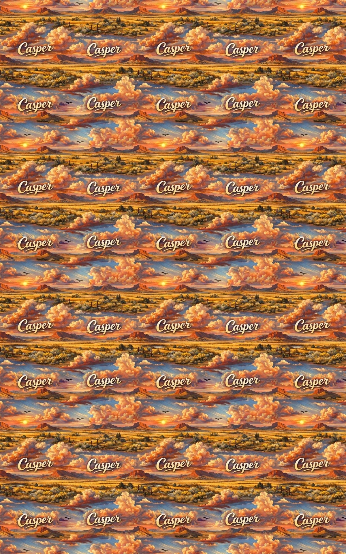 Casper Wyoming Wind Glow - London Penny Gift Wrap