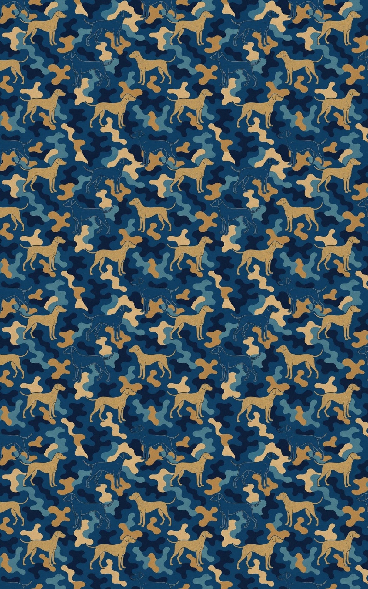 Catahoula Camo - London Penny Gift Wrap