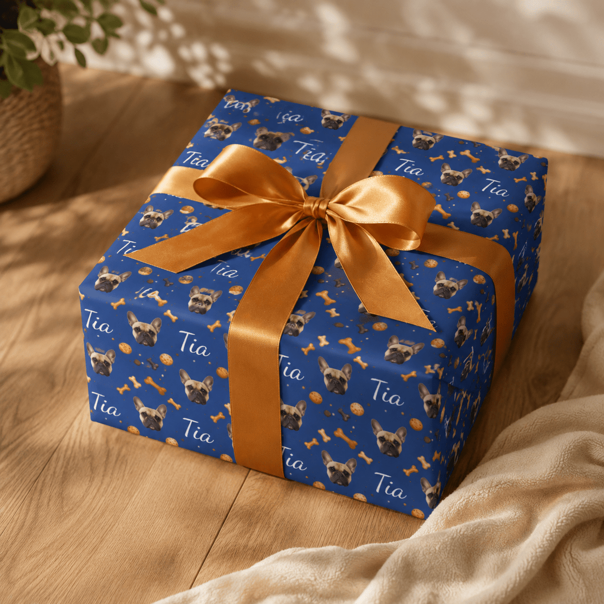 Personalized Biscuit Club Wrapping Paper | Custom Gift Wrap - London Penny Gift Wrap