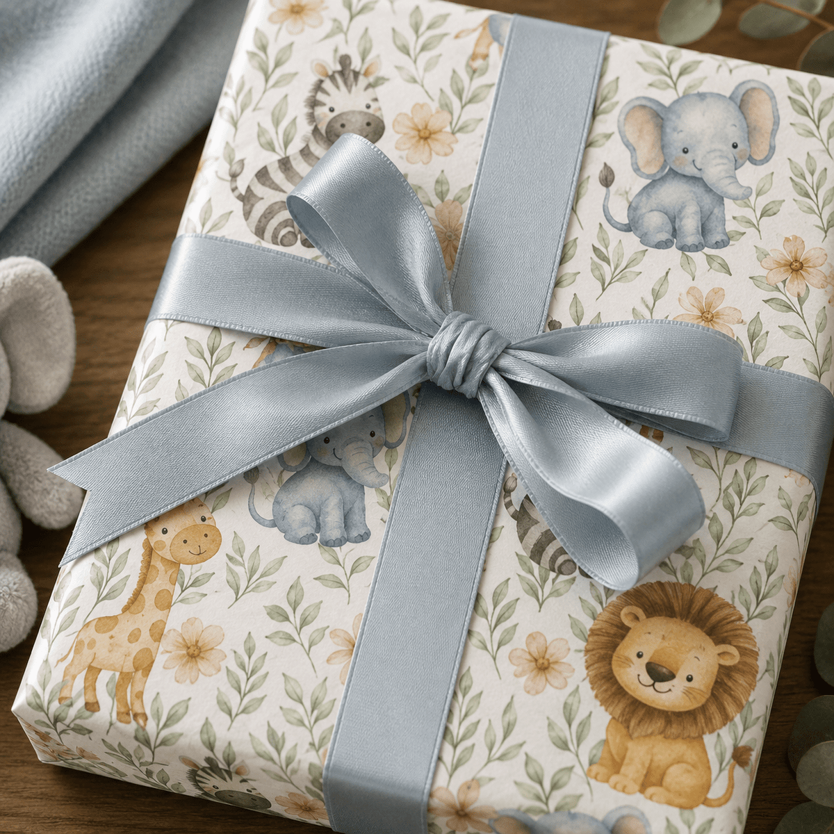 Safari friends - London Penny Gift Wrap