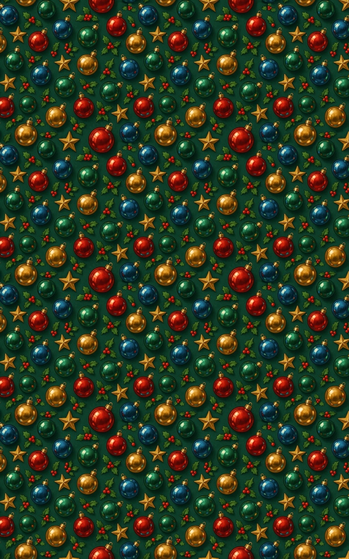 Chrome Holiday Spheres - London Penny Gift Wrap