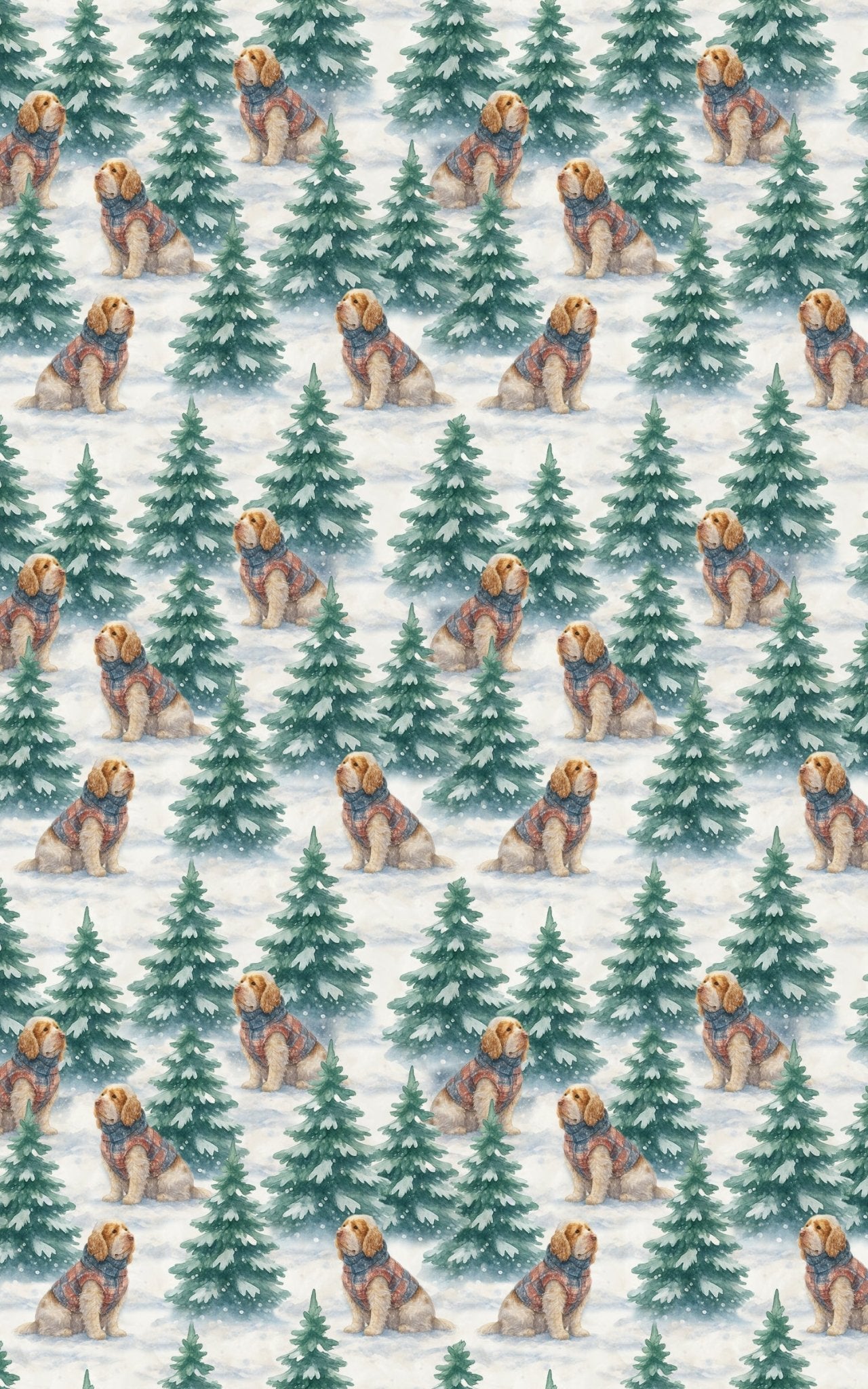Snowy Snuggles - London Penny Gift Wrap