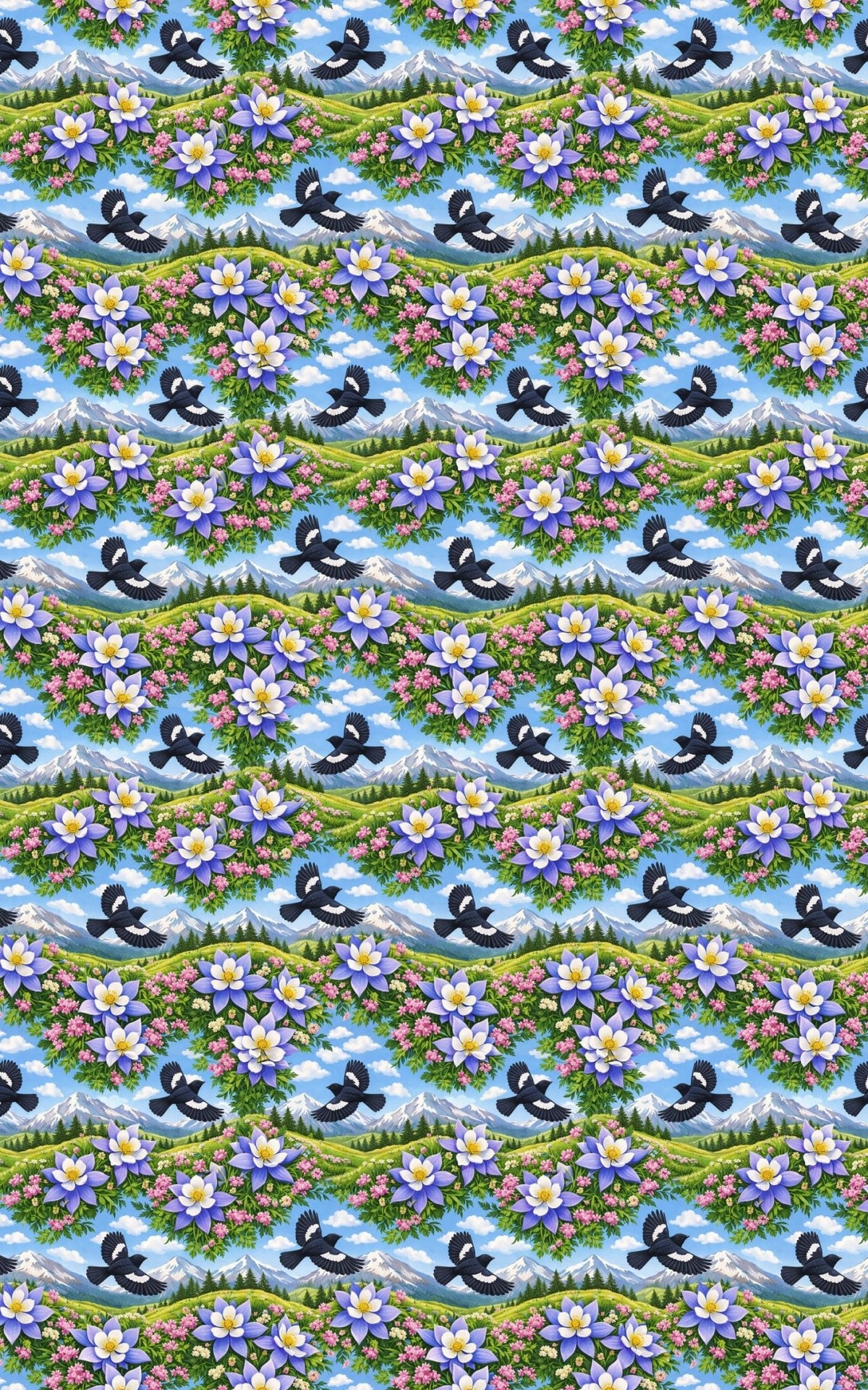 Colorado Flora & Fauna - London Penny Gift Wrap