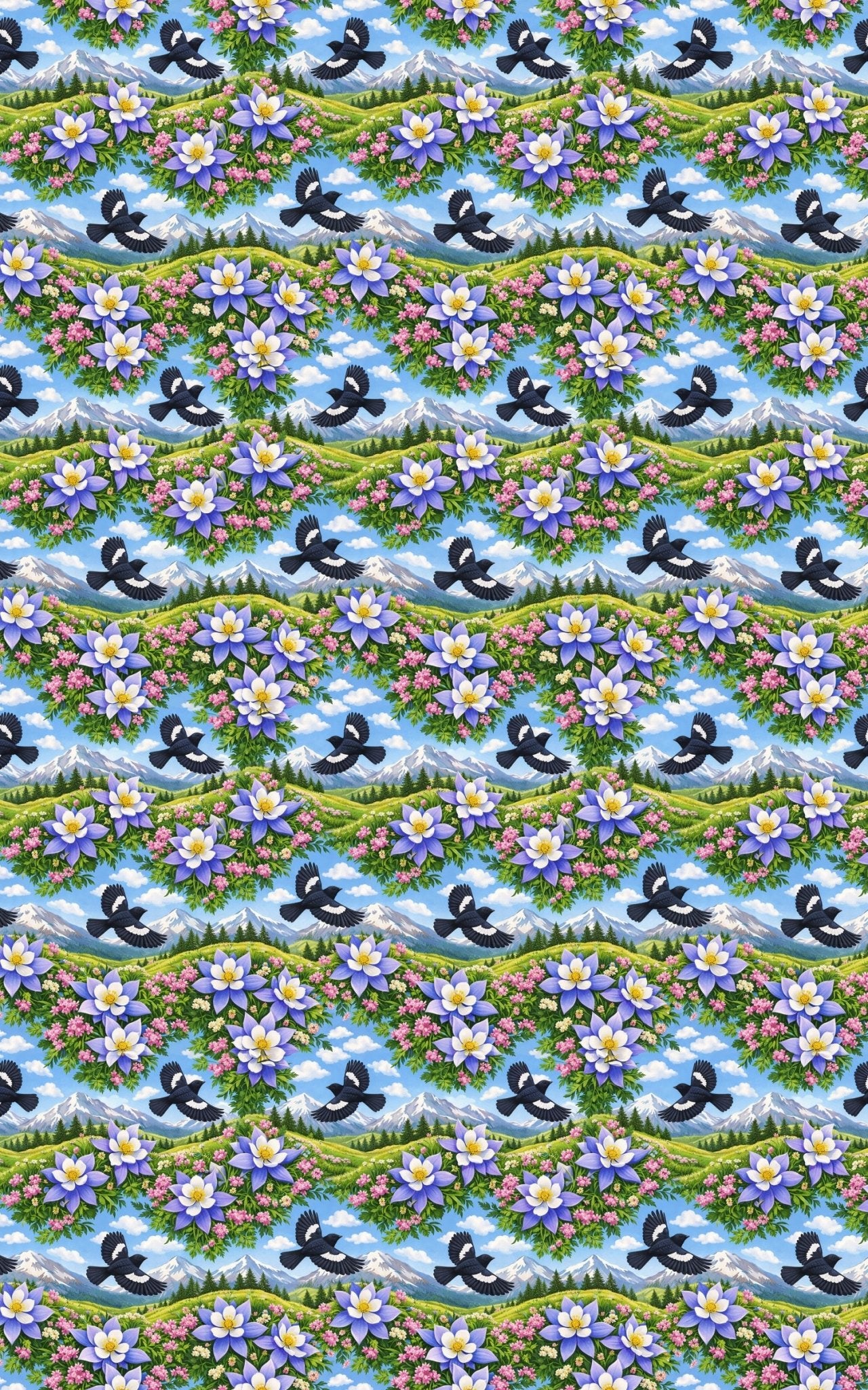 Colorado Flora & Fauna - London Penny Gift Wrap