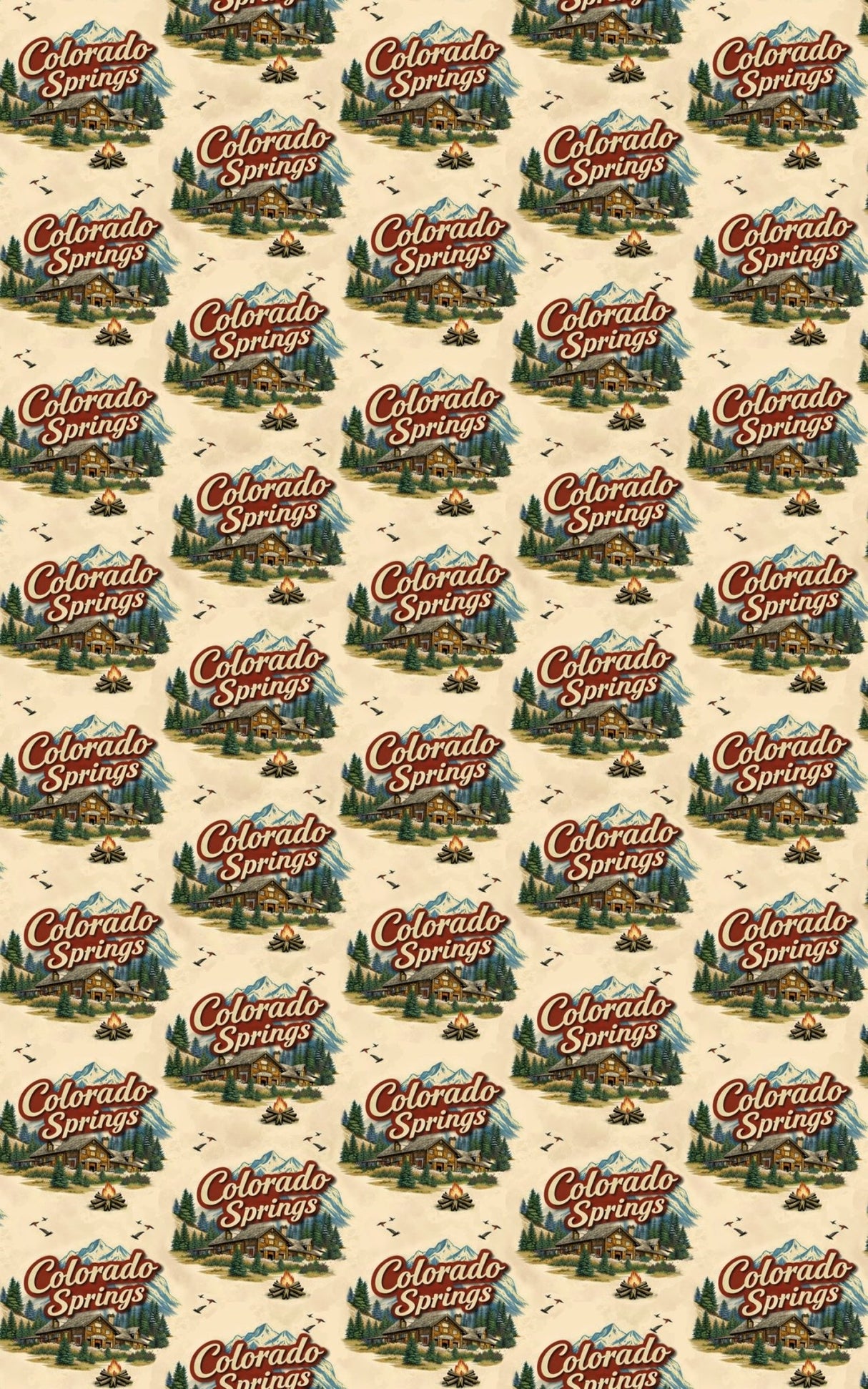 Colorado Springs Alpine Days - London Penny Gift Wrap