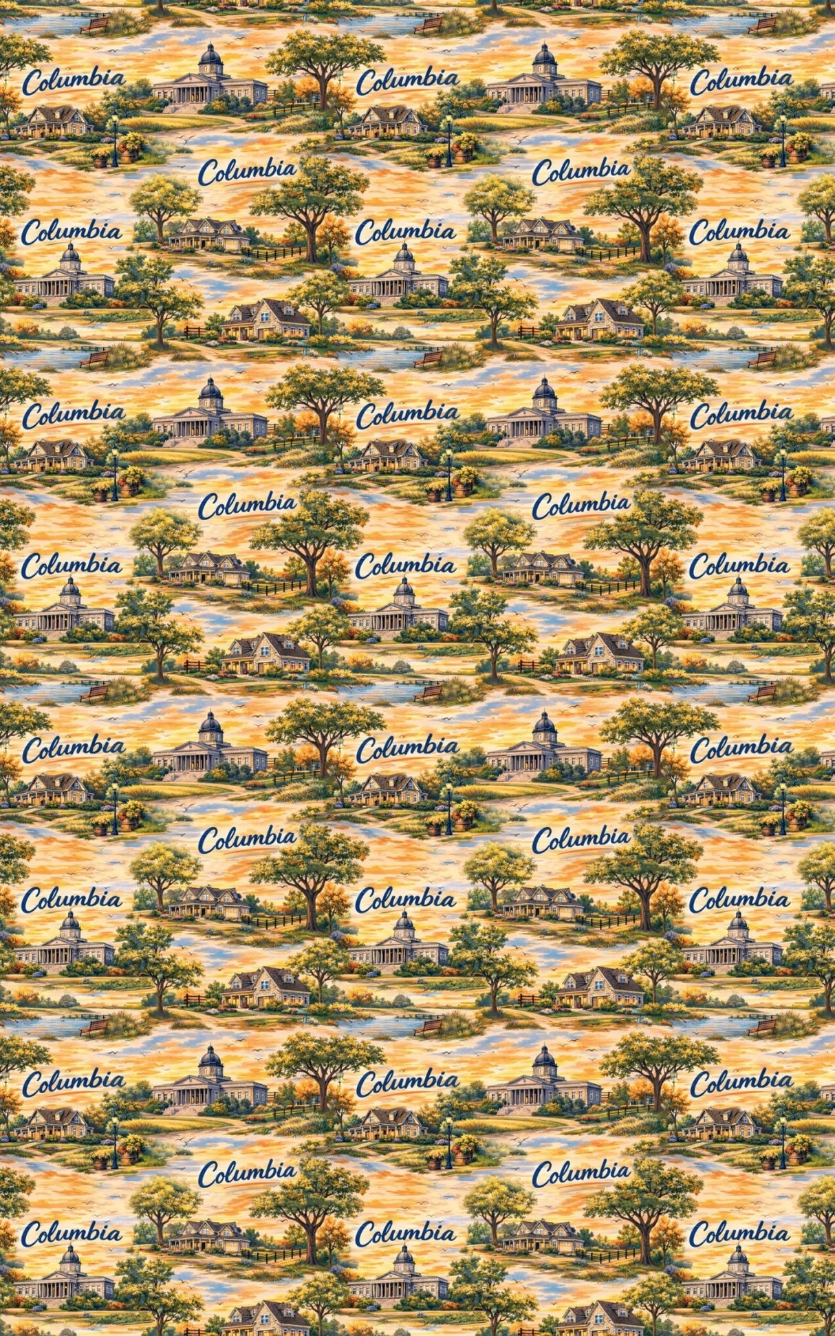 Columbia SC Southern Capitol - London Penny Gift Wrap