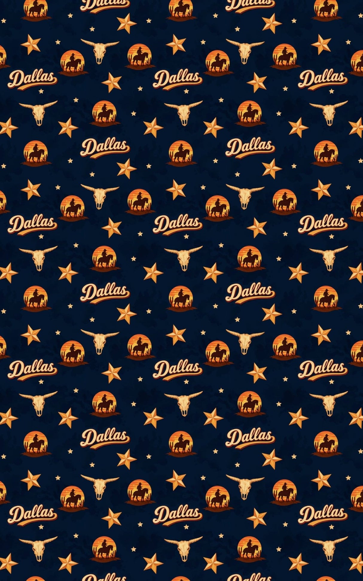 Dallas Lone Star Flashback - London Penny Gift Wrap