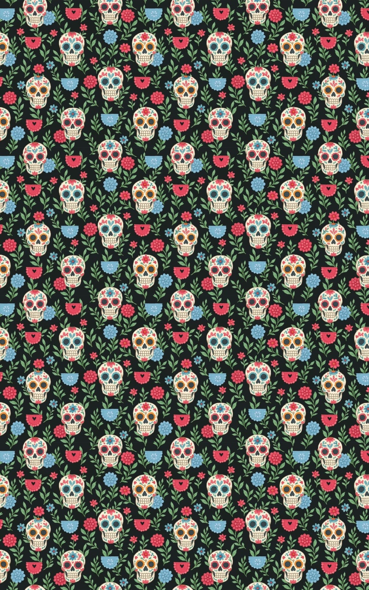 Sugar Skull Symphony - London Penny Gift Wrap