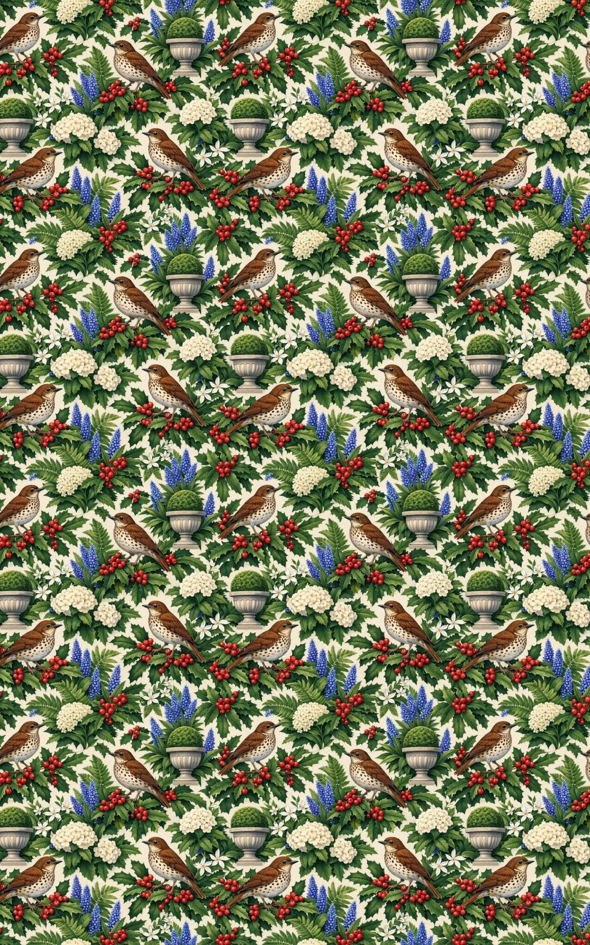 District of Columbia Flora & Fauna - London Penny Gift Wrap