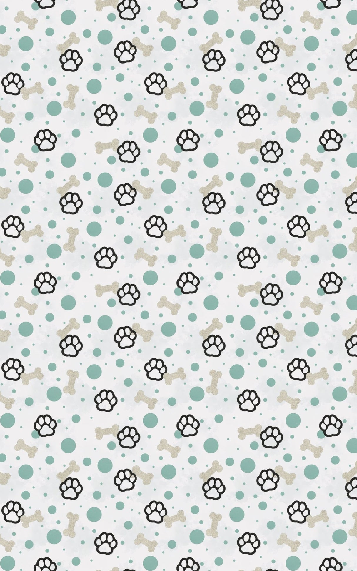 Dog Bone Confetti - London Penny Gift Wrap