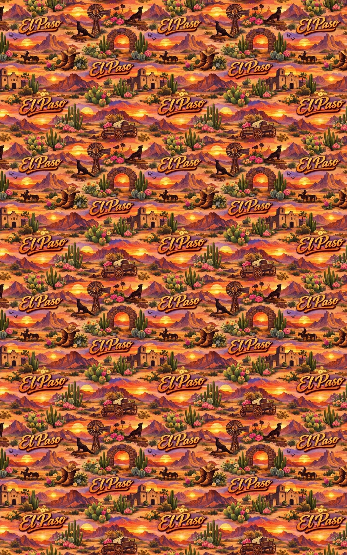 El Paso Border Classics - London Penny Gift Wrap