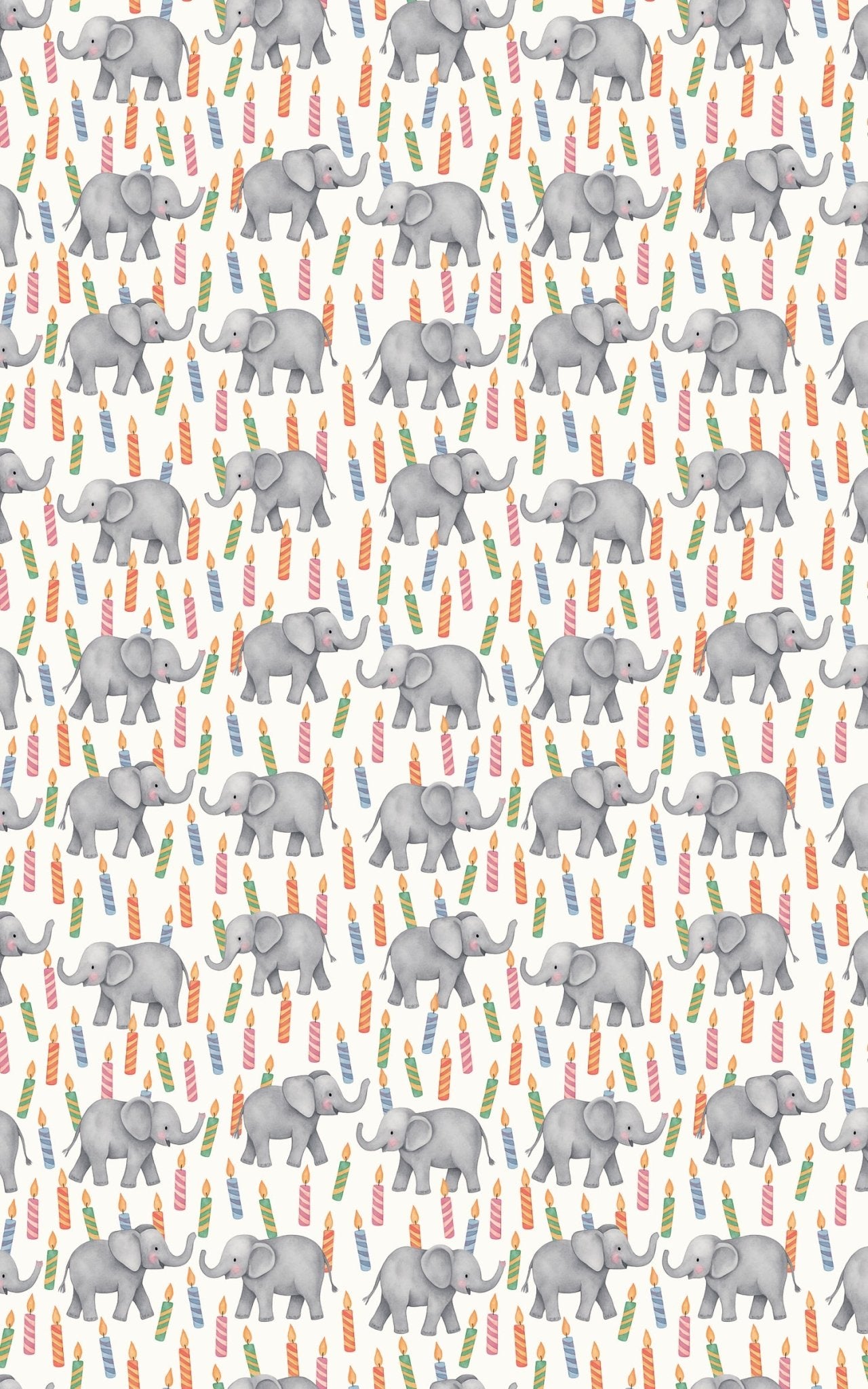 Elephant Birthday Bash - London Penny Gift Wrap