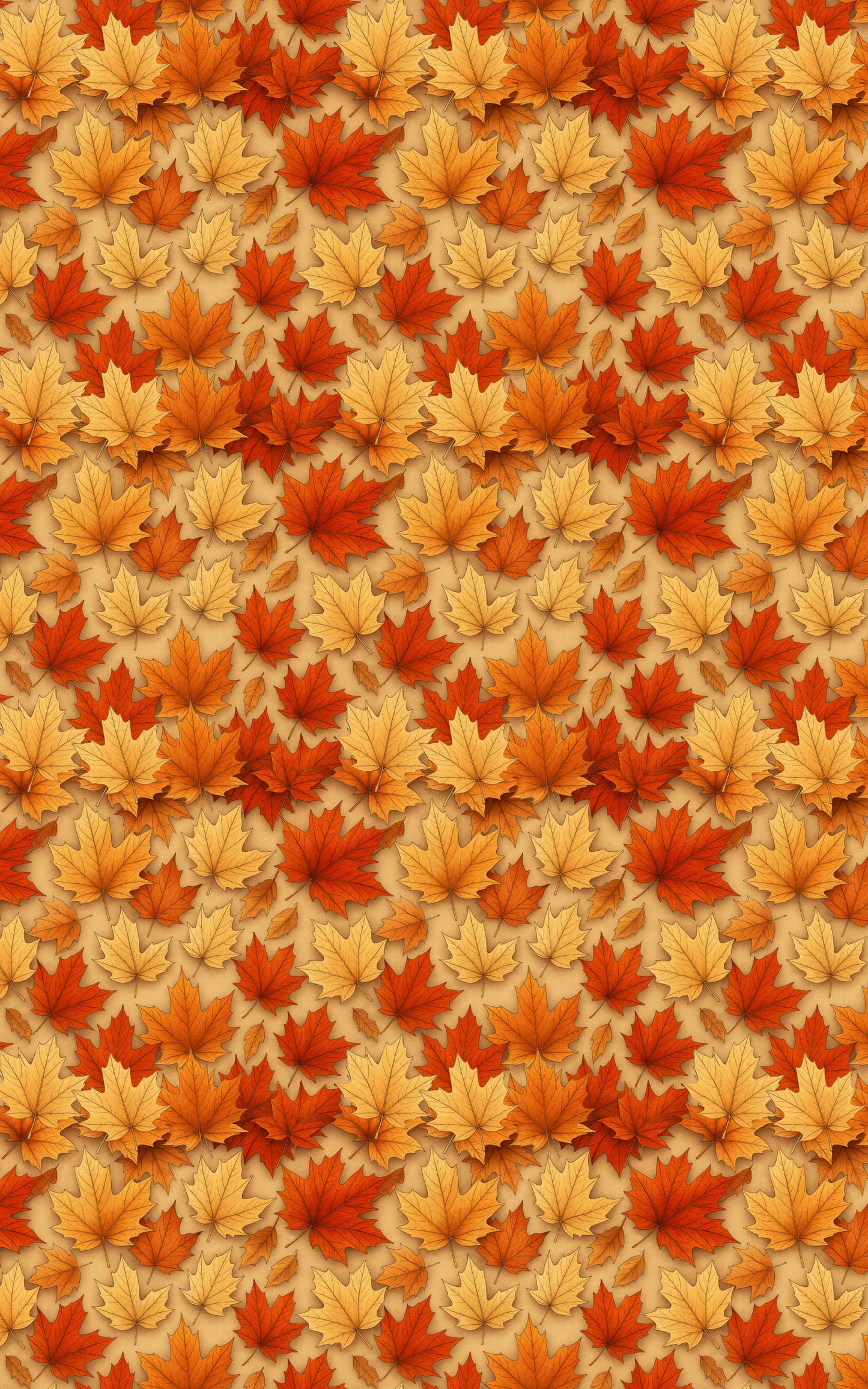 Falling Amber Leaves