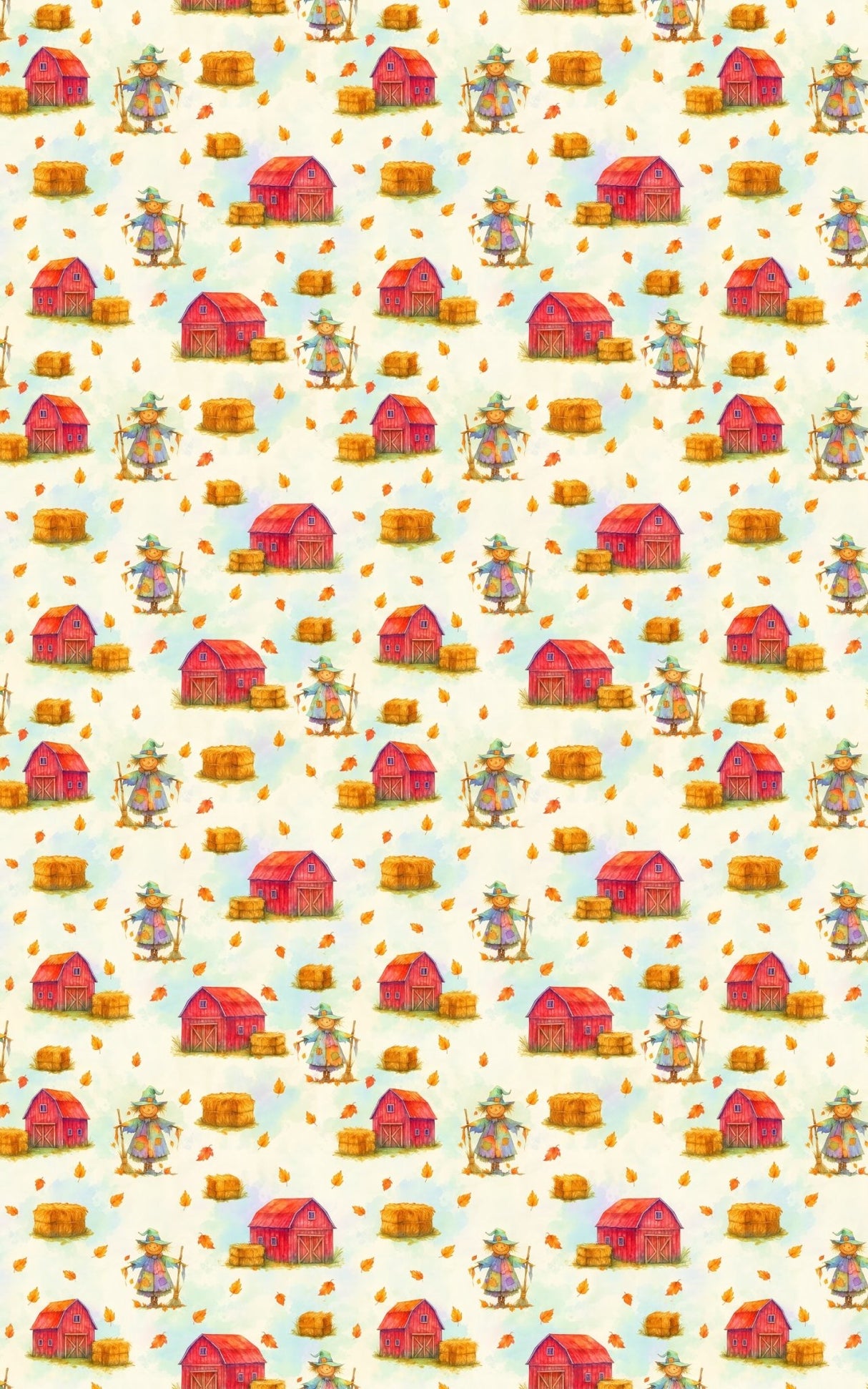 Autumn Barnyard - London Penny Gift Wrap