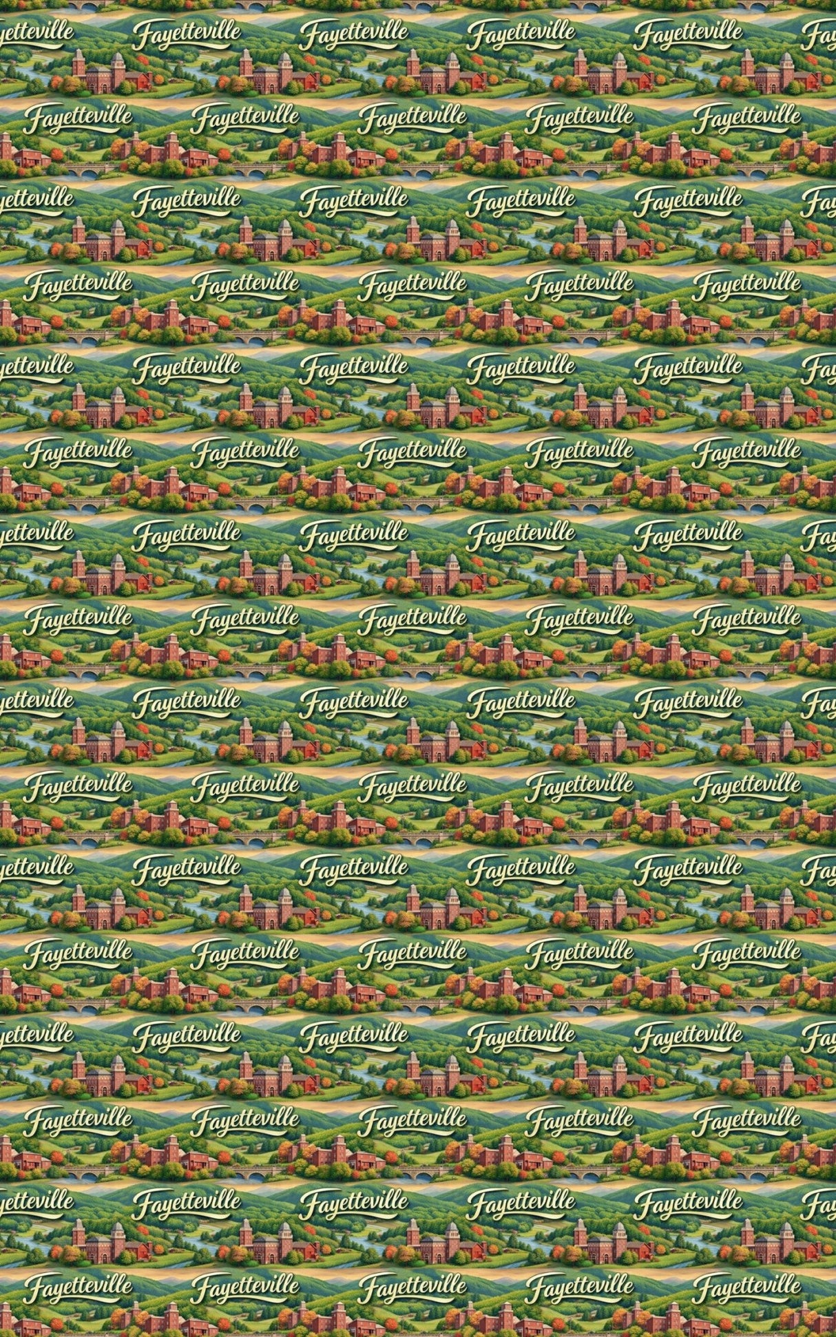 Fayetteville Razorback Country - London Penny Gift Wrap