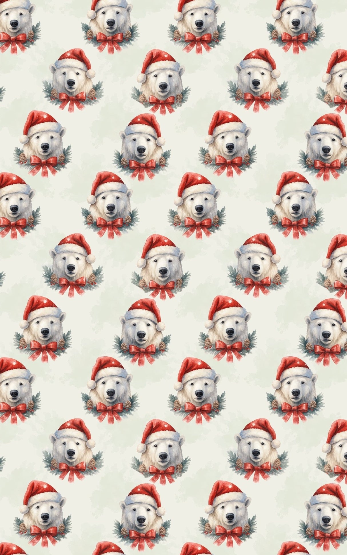 Festive Polar Charm - London Penny Gift Wrap