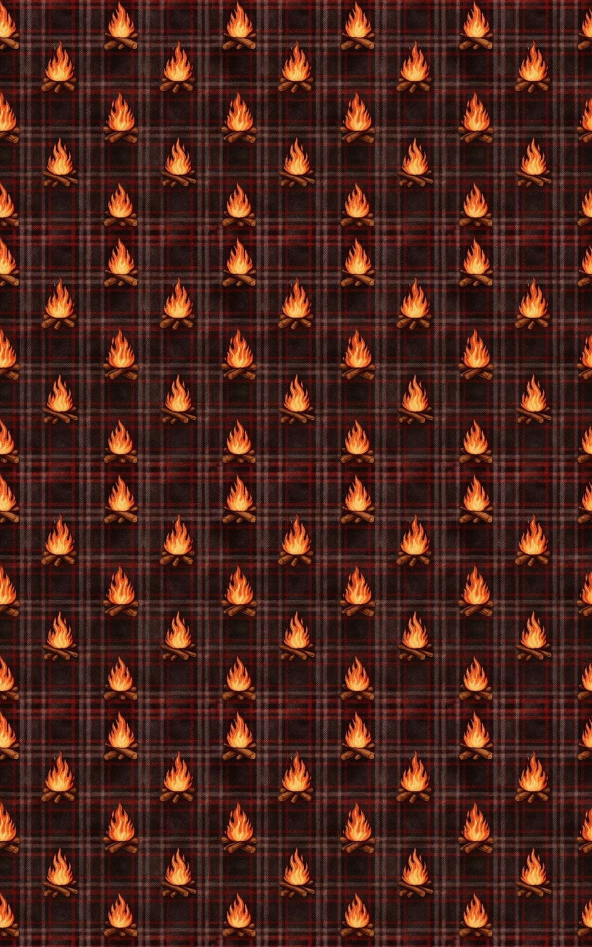 Festive Fireside Plaid - London Penny Gift Wrap