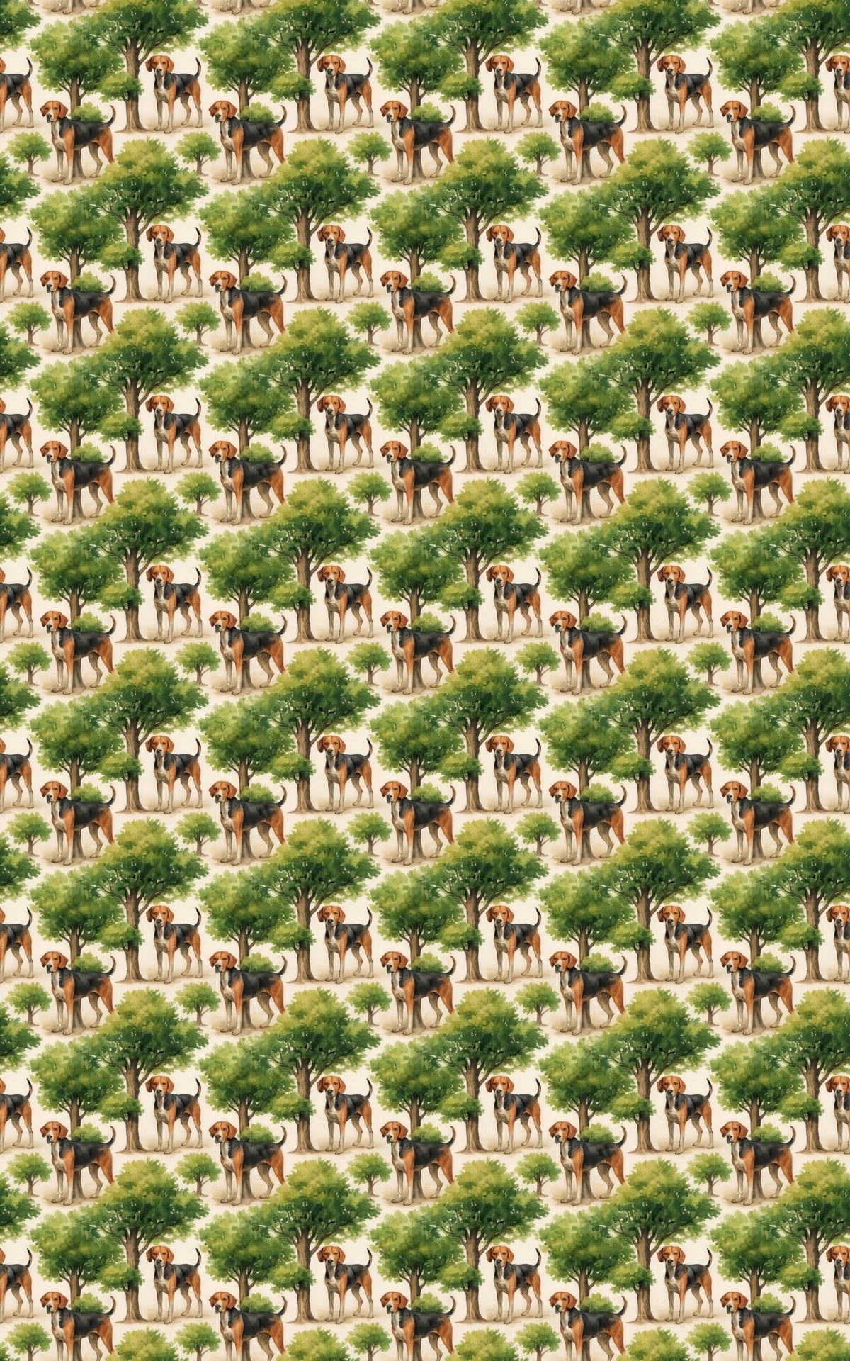 Foxhound Forest - London Penny Gift Wrap