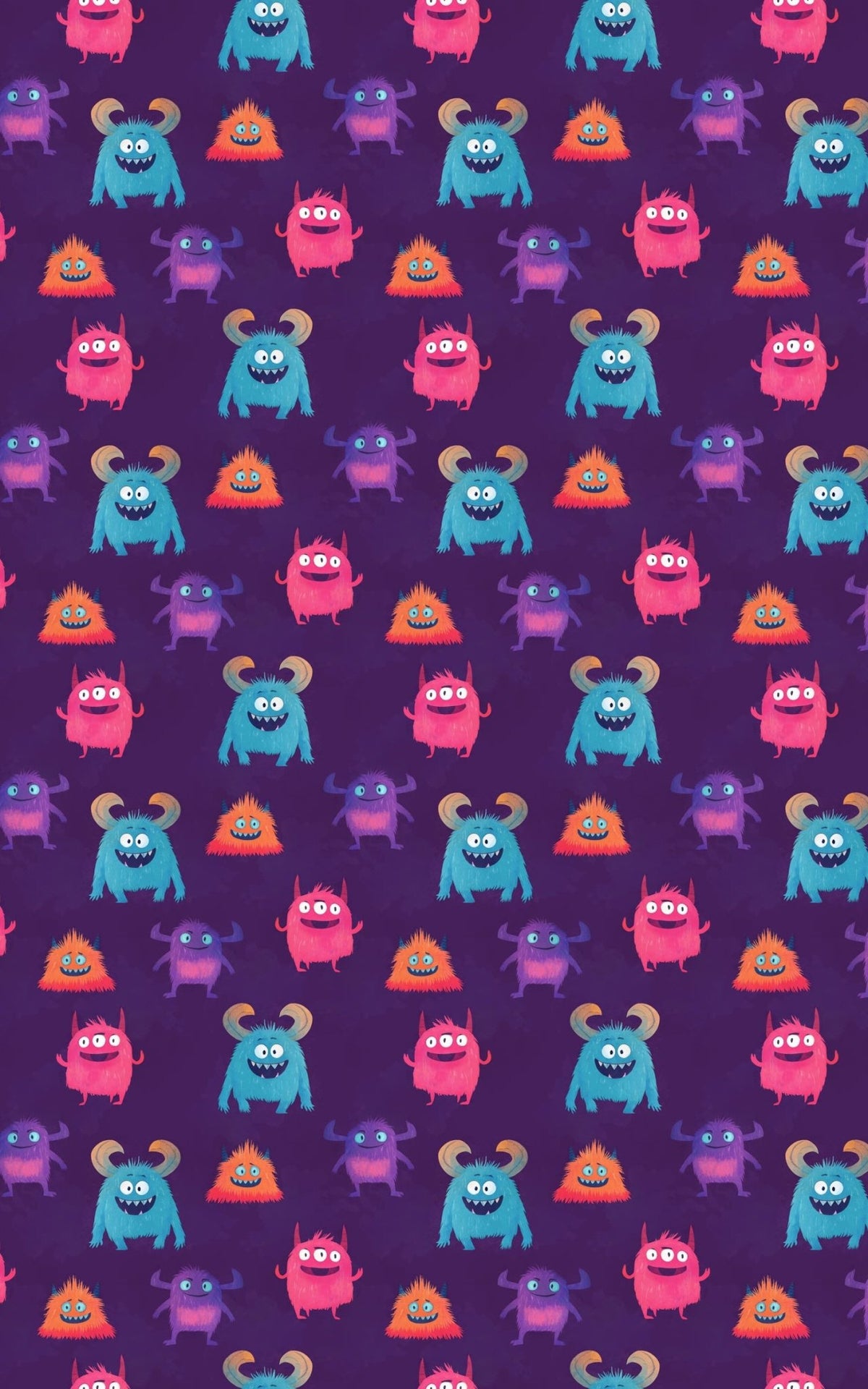 Friendly Monster Parade - London Penny Gift Wrap