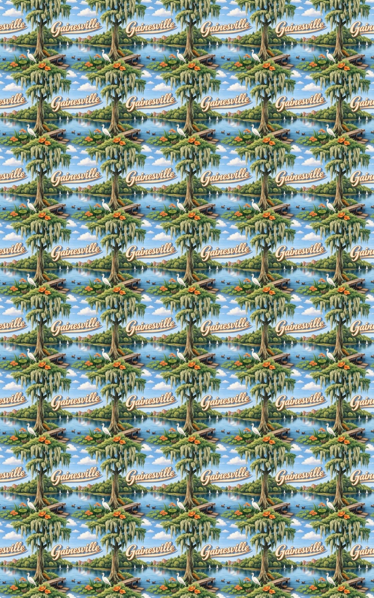 Gainesville Gator Country Glow - London Penny Gift Wrap