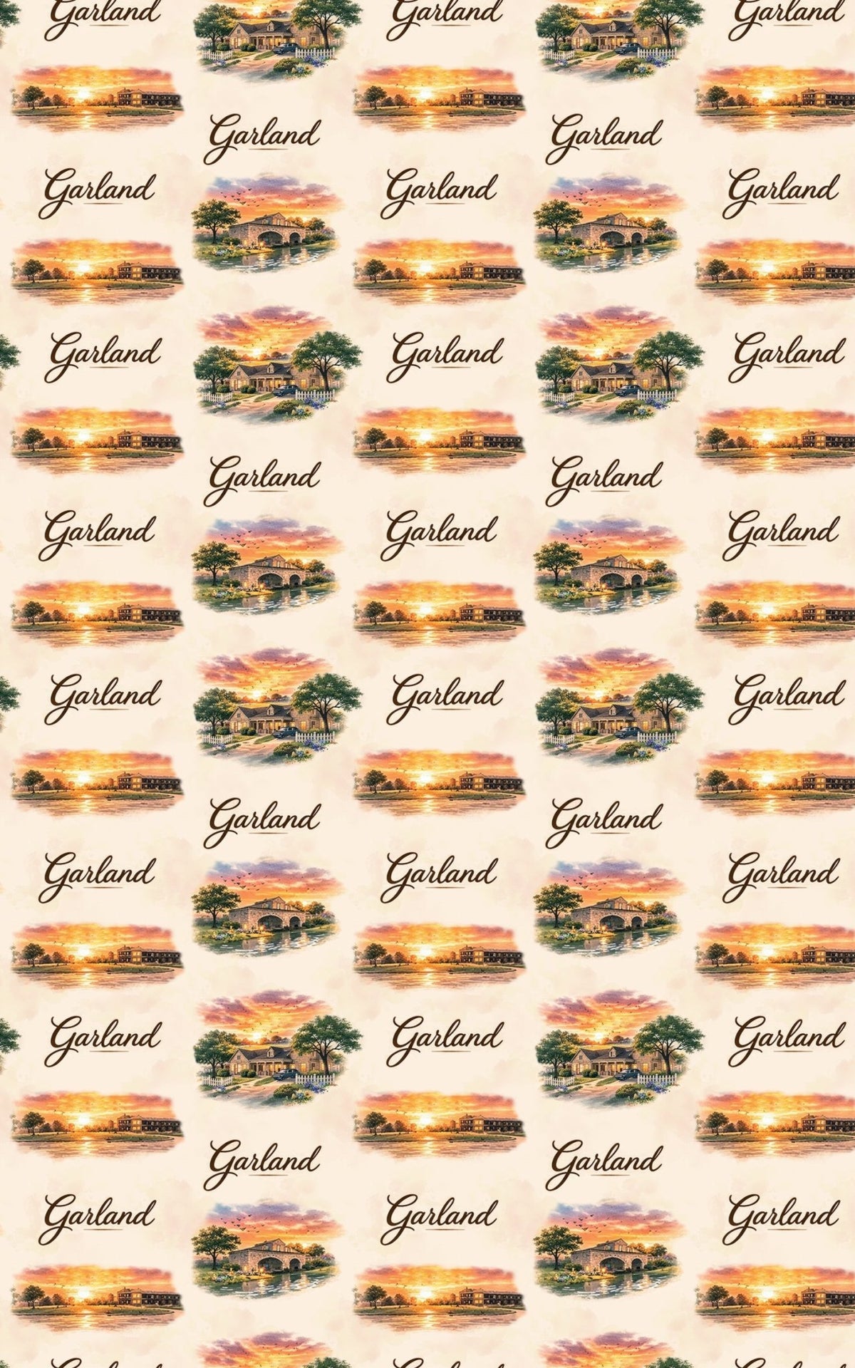 Garland Lone Star Glow - London Penny Gift Wrap