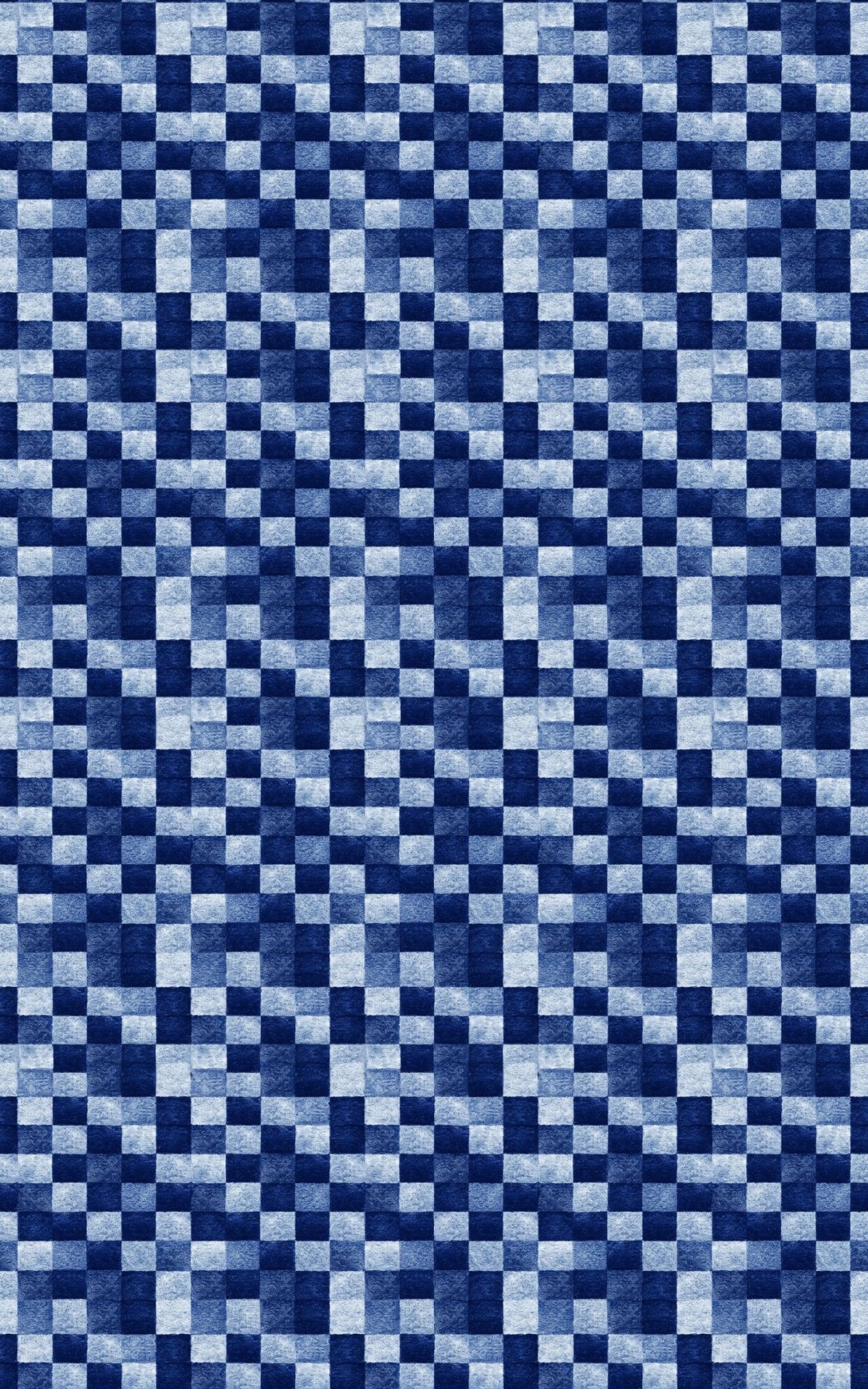 Indigo Grid - London Penny Gift Wrap