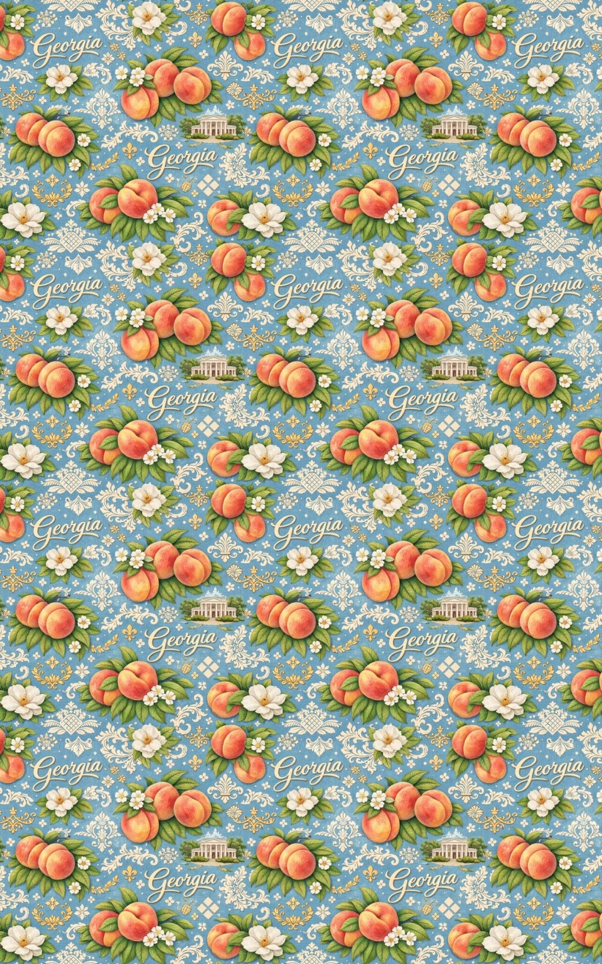 Georgia Peach State Classic - London Penny Gift Wrap