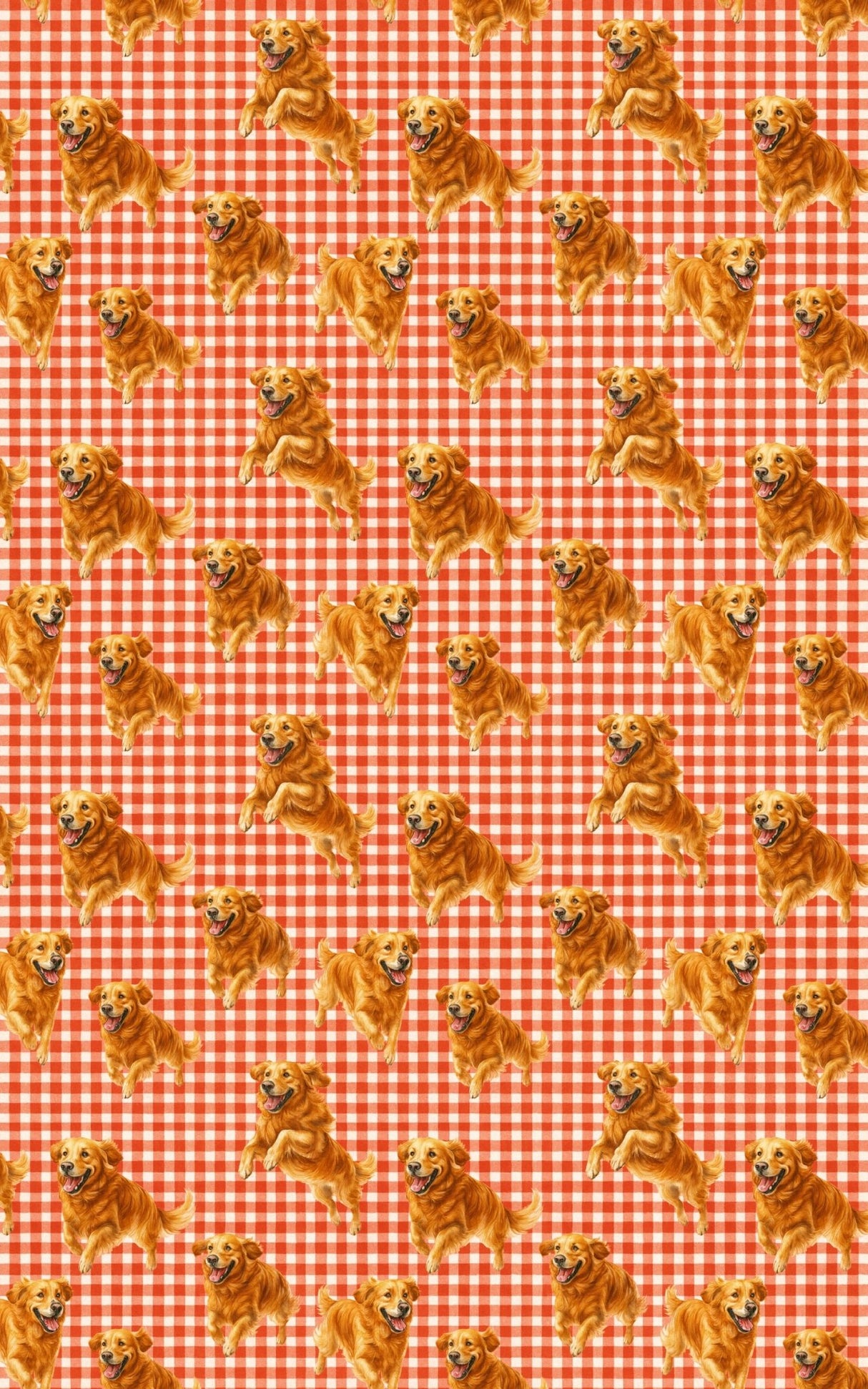 Gingham Golden - London Penny Gift Wrap