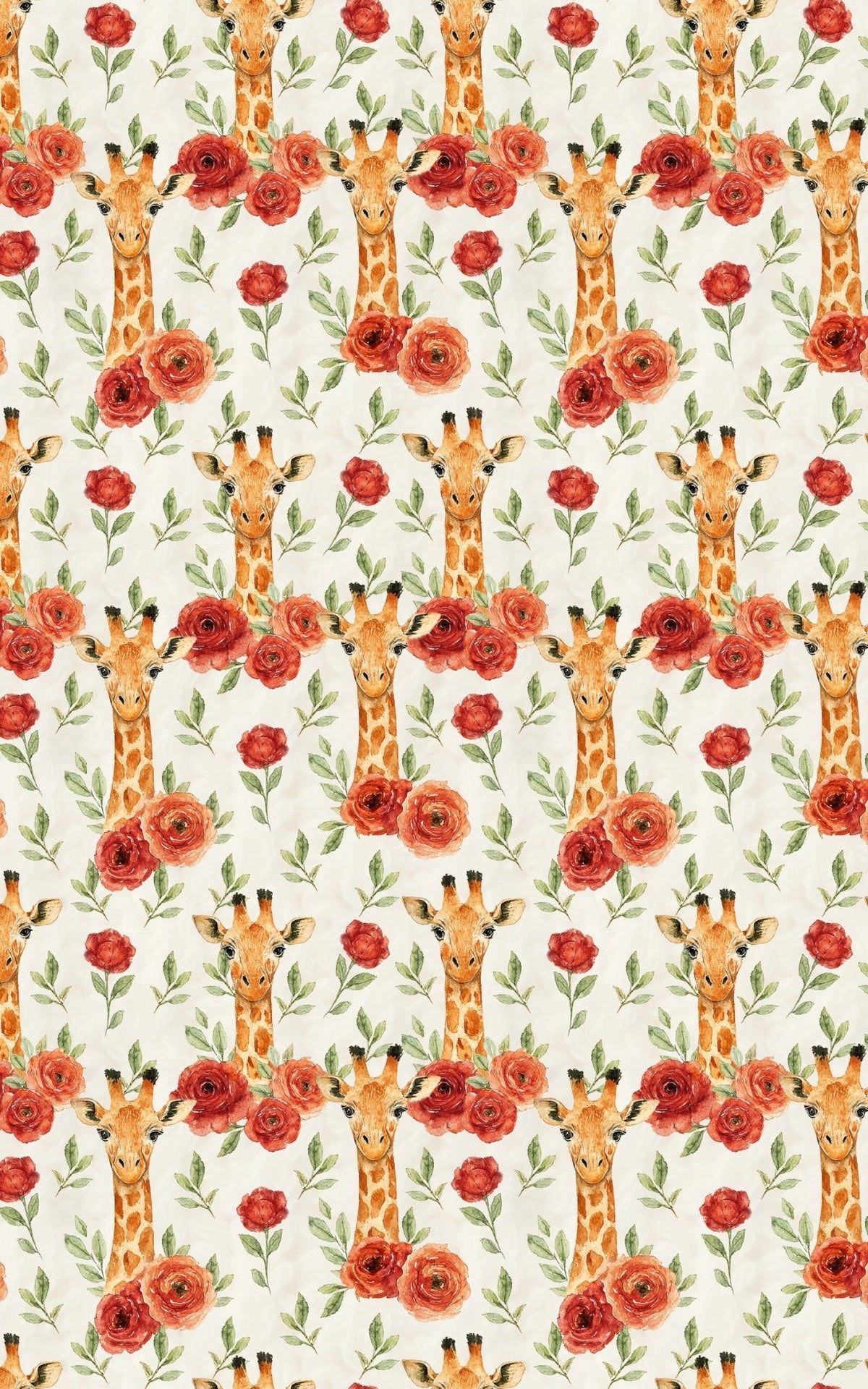 Giraffe Garden Whimsy - London Penny Gift Wrap