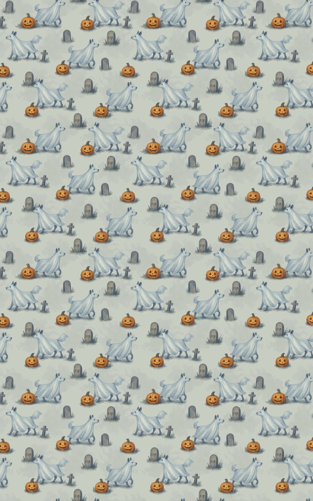 Haunted Hounds - London Penny Gift Wrap