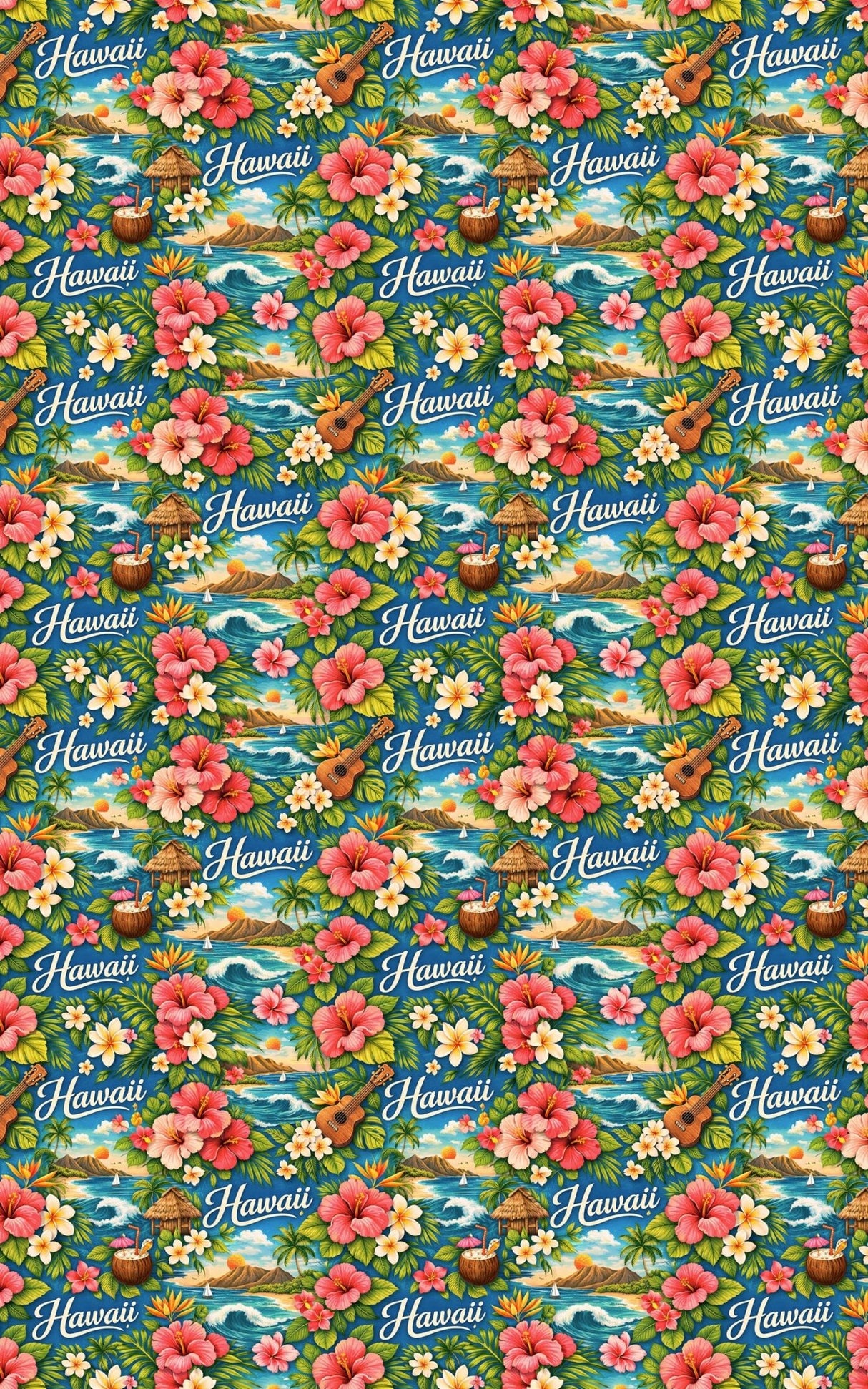 Hawaii Island Aloha - London Penny Gift Wrap