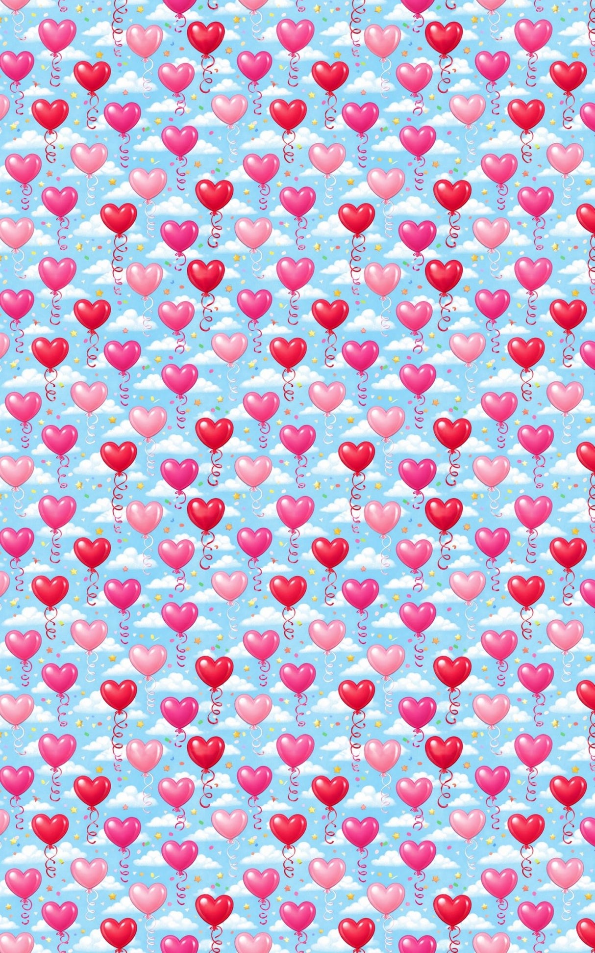Heart Balloon Parade - London Penny Gift Wrap