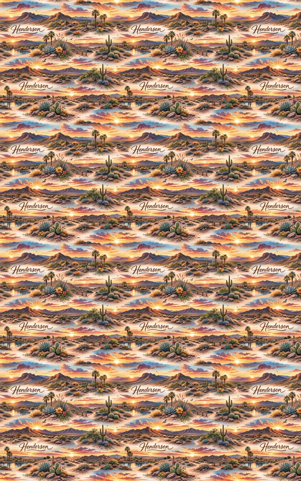 Henderson Desert Horizon - London Penny Gift Wrap