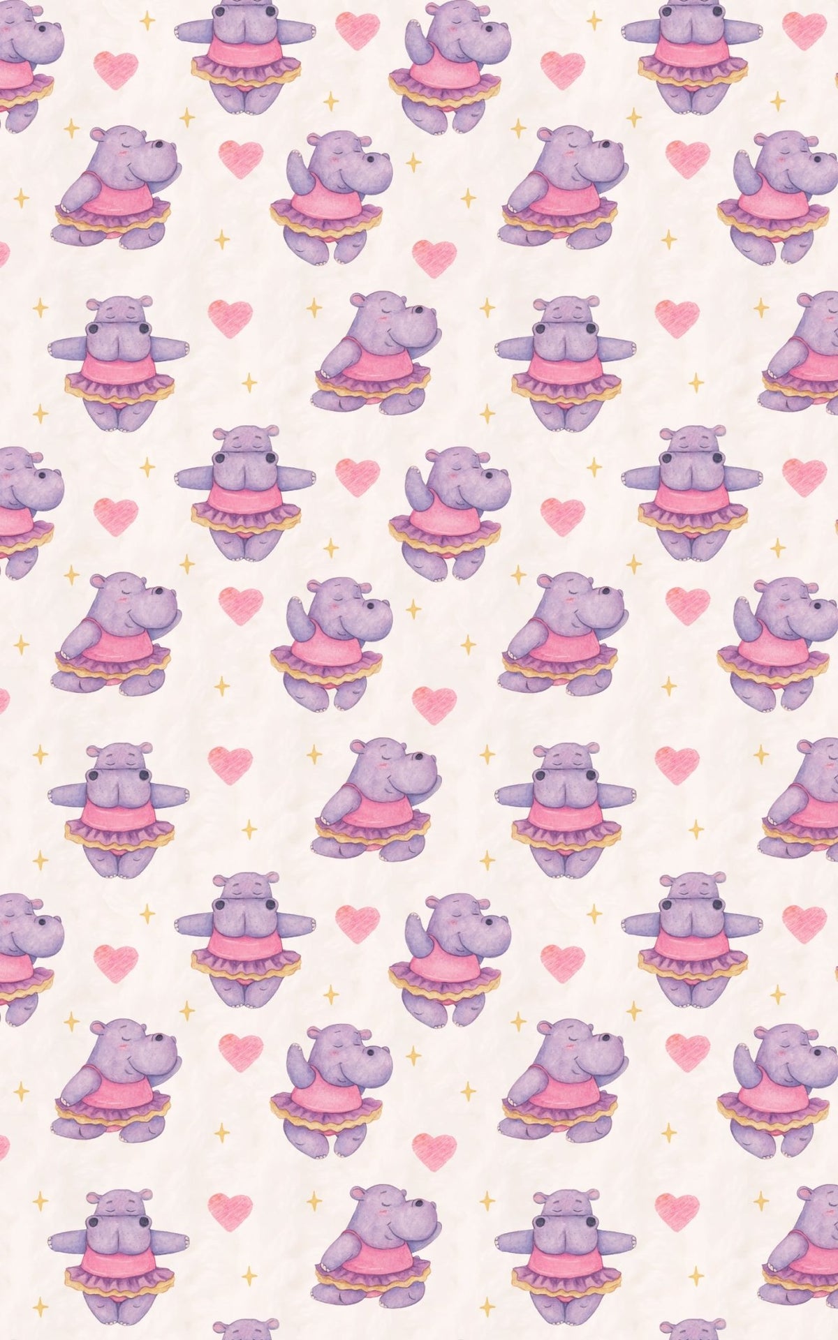 Hippo Pirouettec - London Penny Gift Wrap