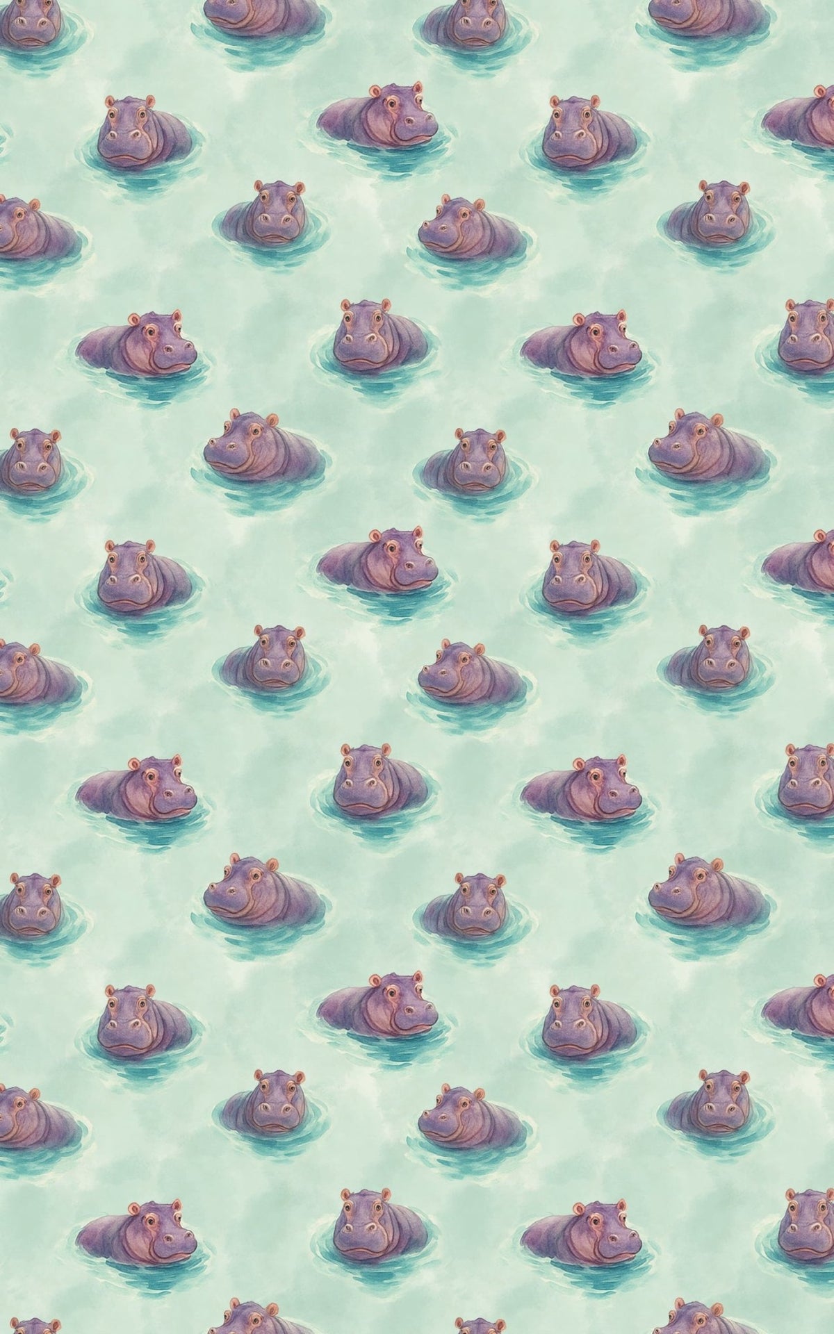 Hippo Harbor - London Penny Gift Wrap
