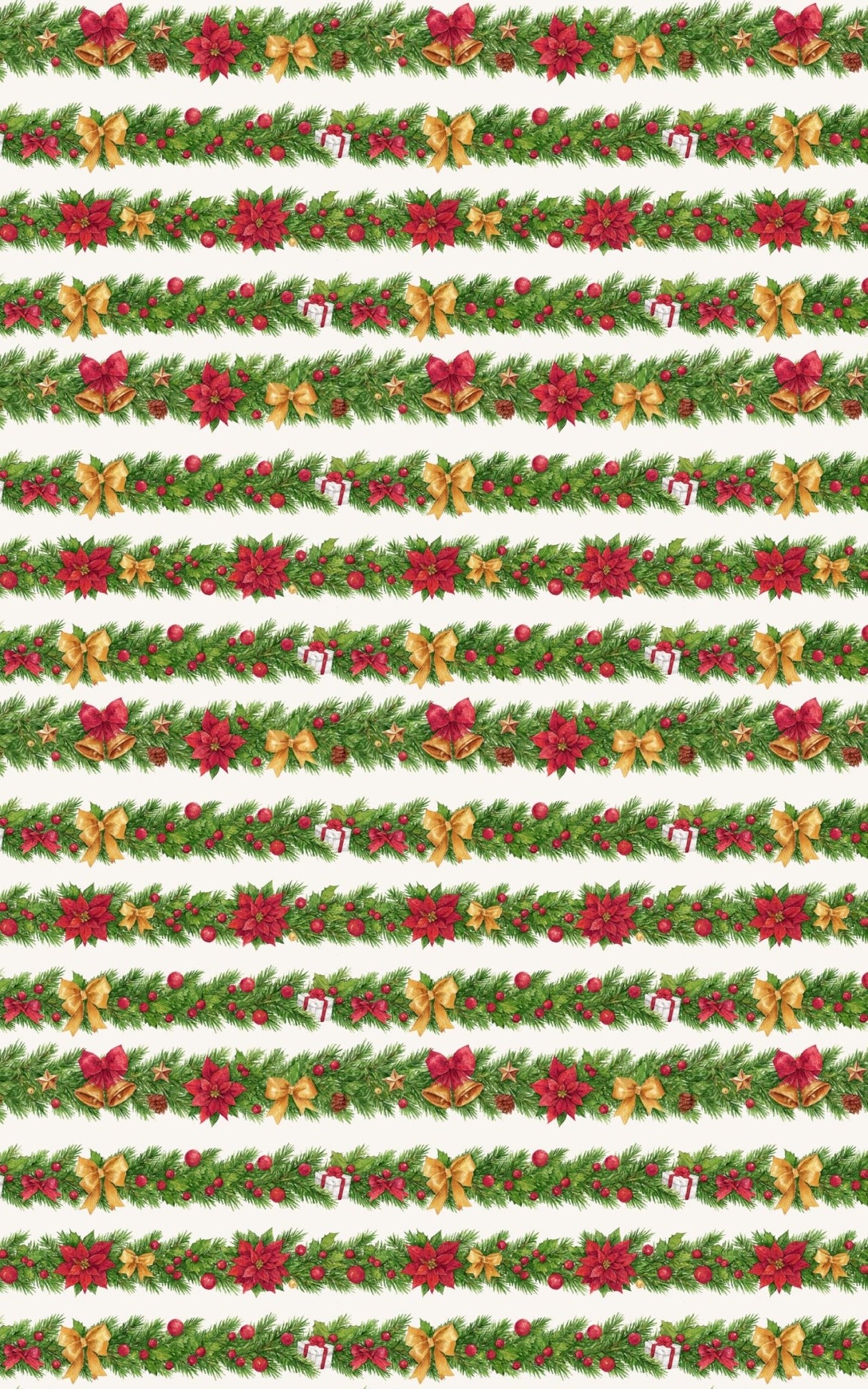 Golden Cheer Garland - London Penny Gift Wrap